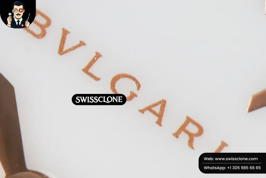 Bvlgari Serpenti Spiga 35mm Polycyclic White Ceramic White Dial Diamond Bezel Quartz (SW-23826) 1:1 Super Clone - Clasp & Bracelet Brushed Finishing