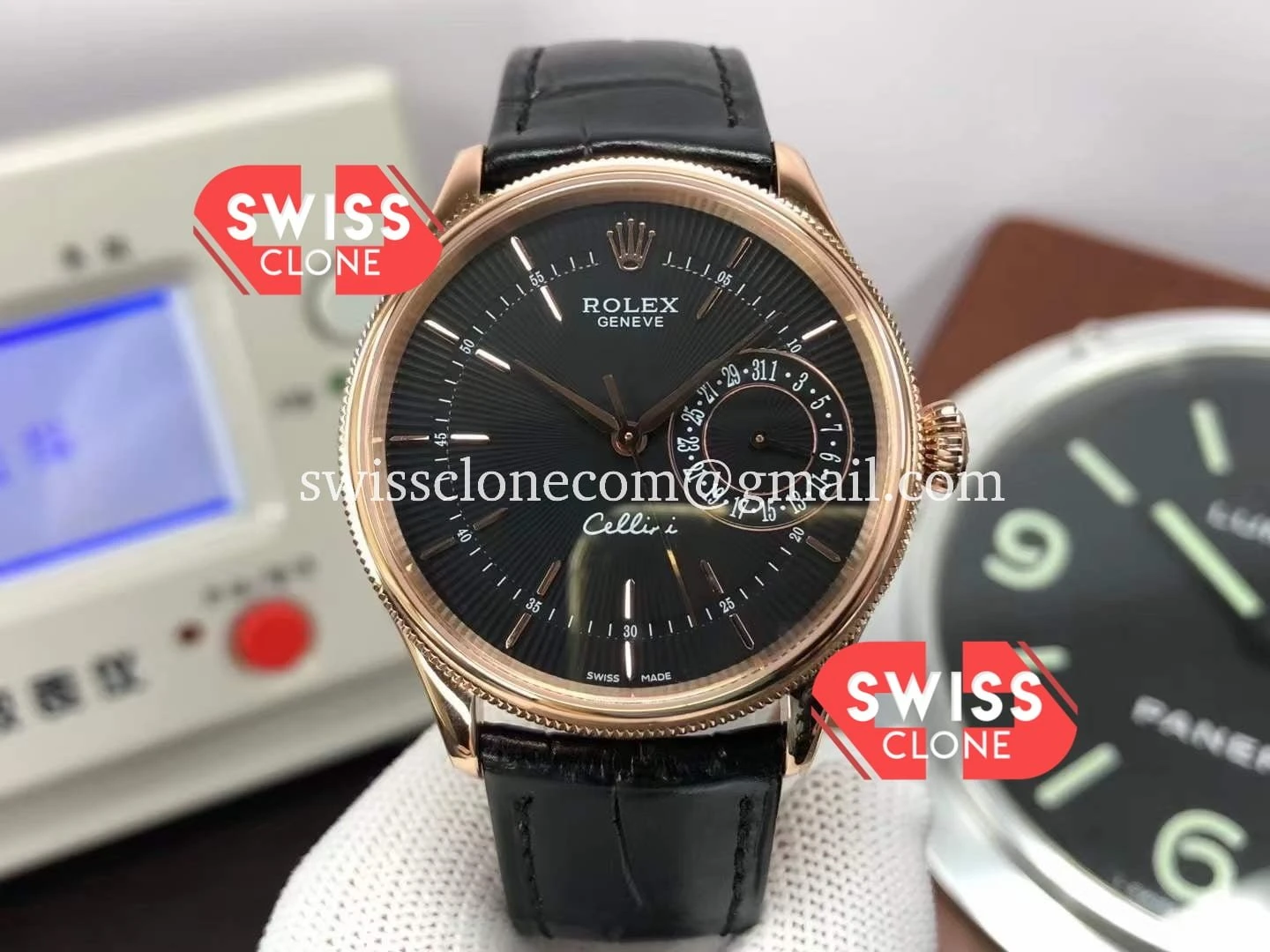 Rolex Cellini Date Brown Dial Ref#50515 Rose Gold 904L