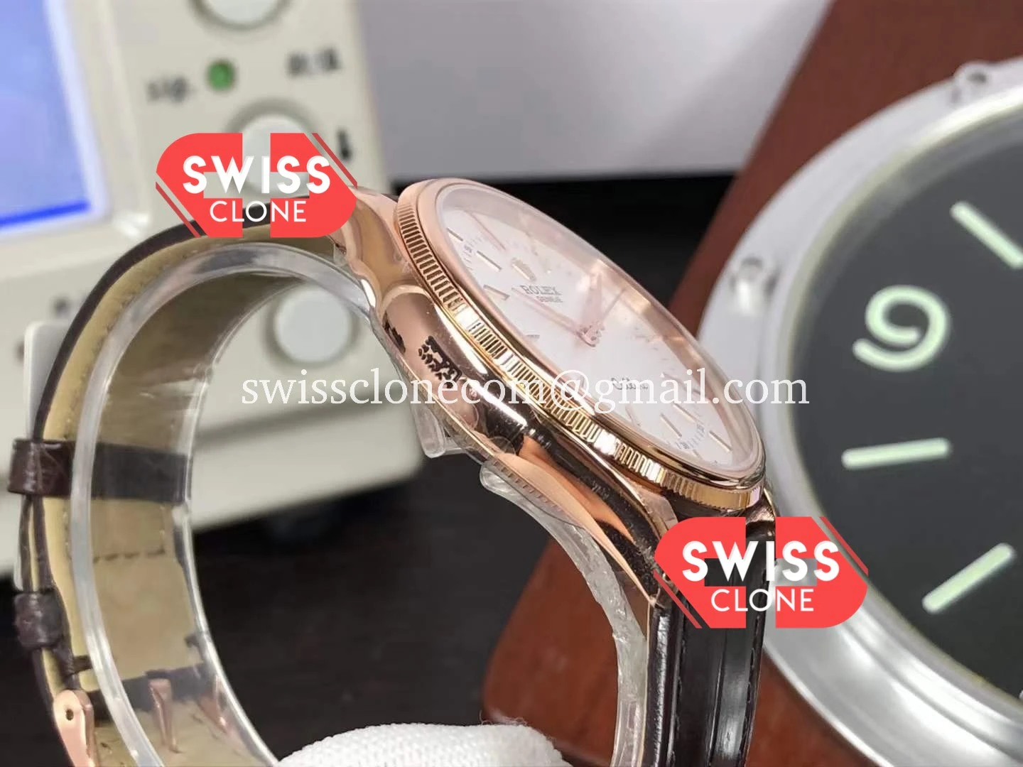 Rolex Cellini Time Ref 50509 Rose Gold 1:1 Super Clone - Caseback & Cloned Calibre Movement