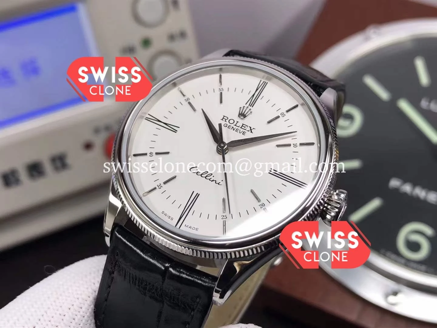 Rolex Cellini Time Ref 50509 Steel White Dial 1:1 Super Clone - Bezel & Case Profile