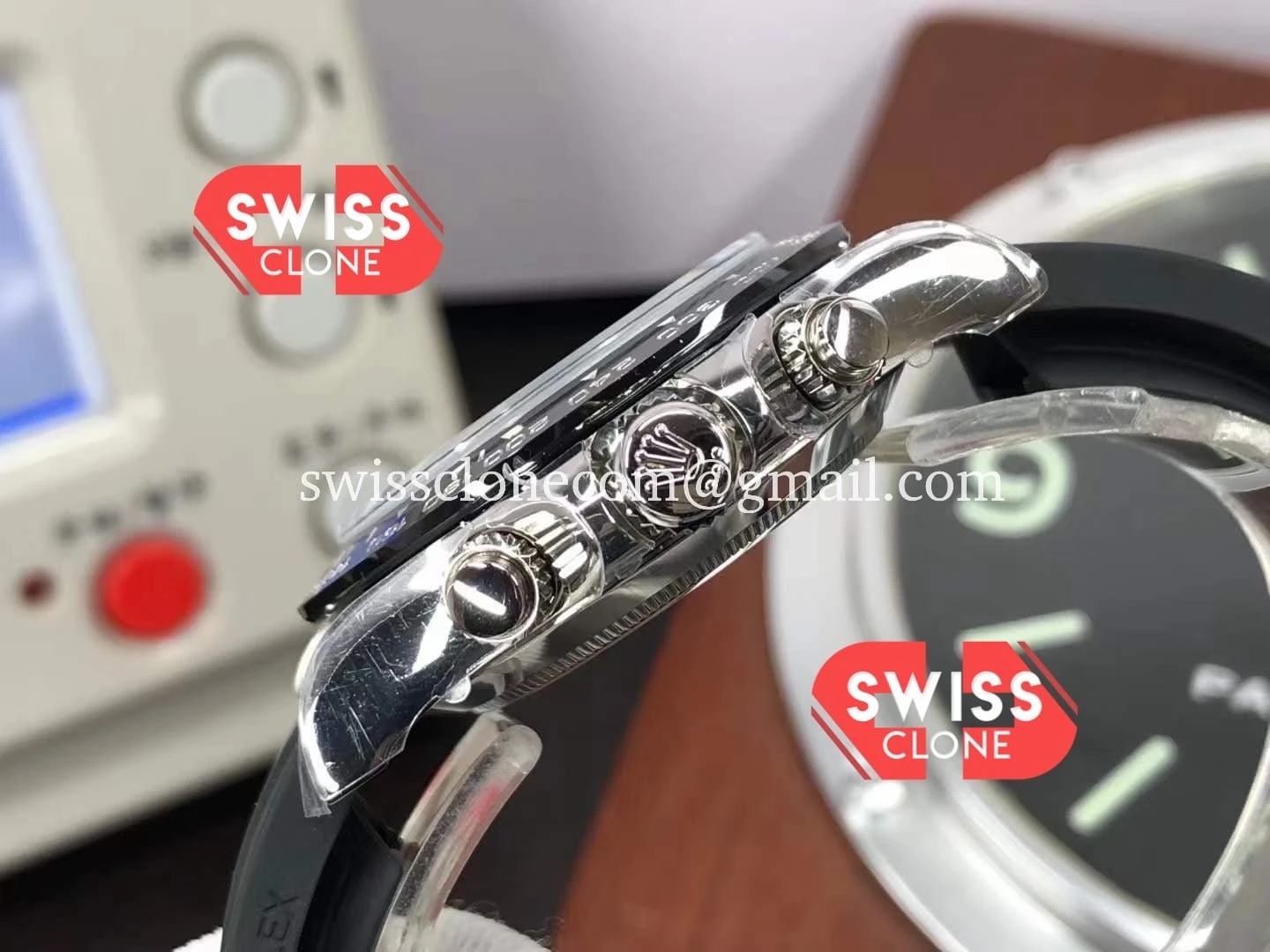 Rolex Cosmograph Daytona 116509 Black Dial 1:1 Super Clone - Lateral Case Thickness Profile