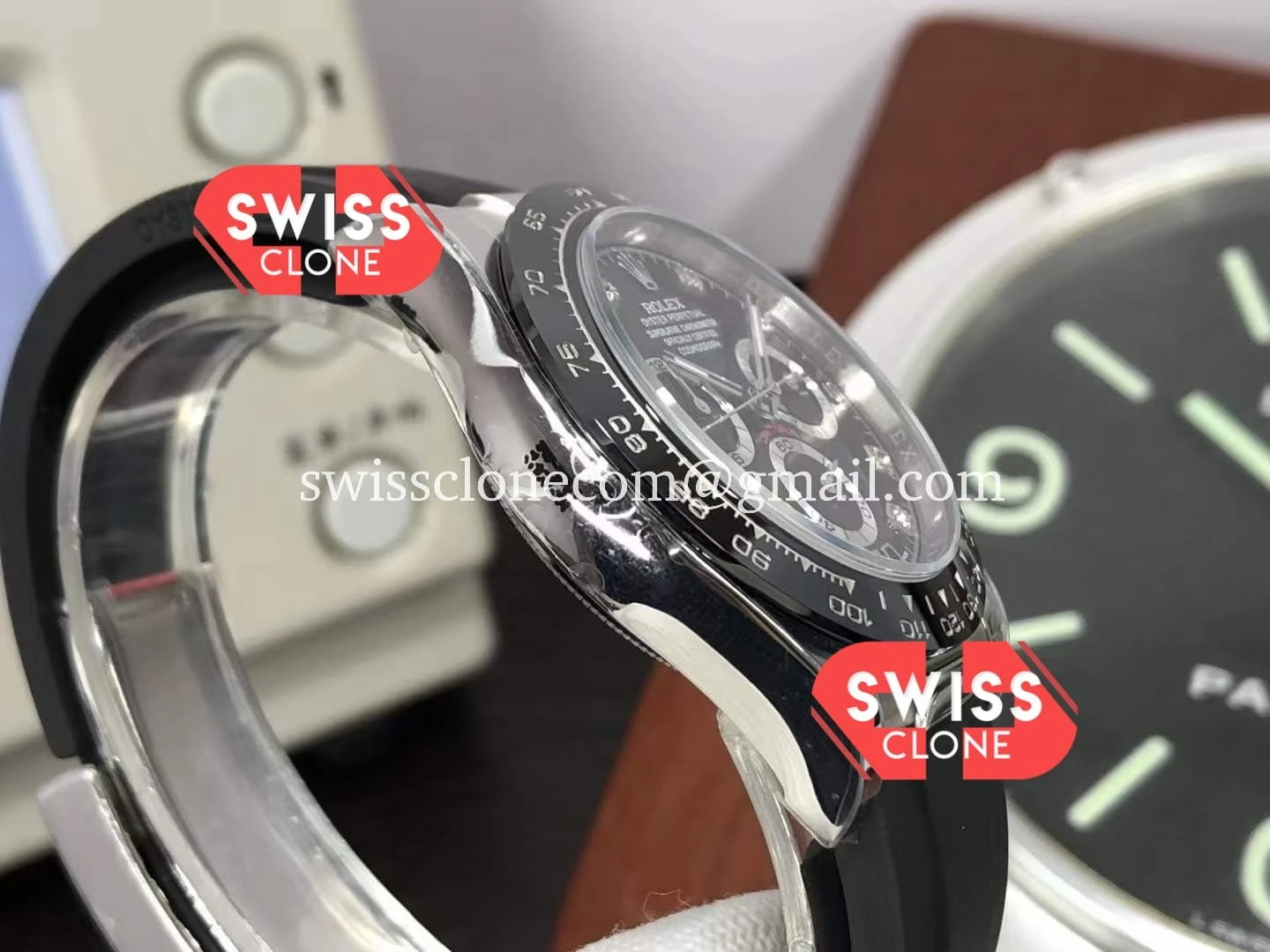 Rolex Cosmograph Daytona 116509 Black Dial 1:1 Super Clone - Caseback & Cloned Calibre Movement