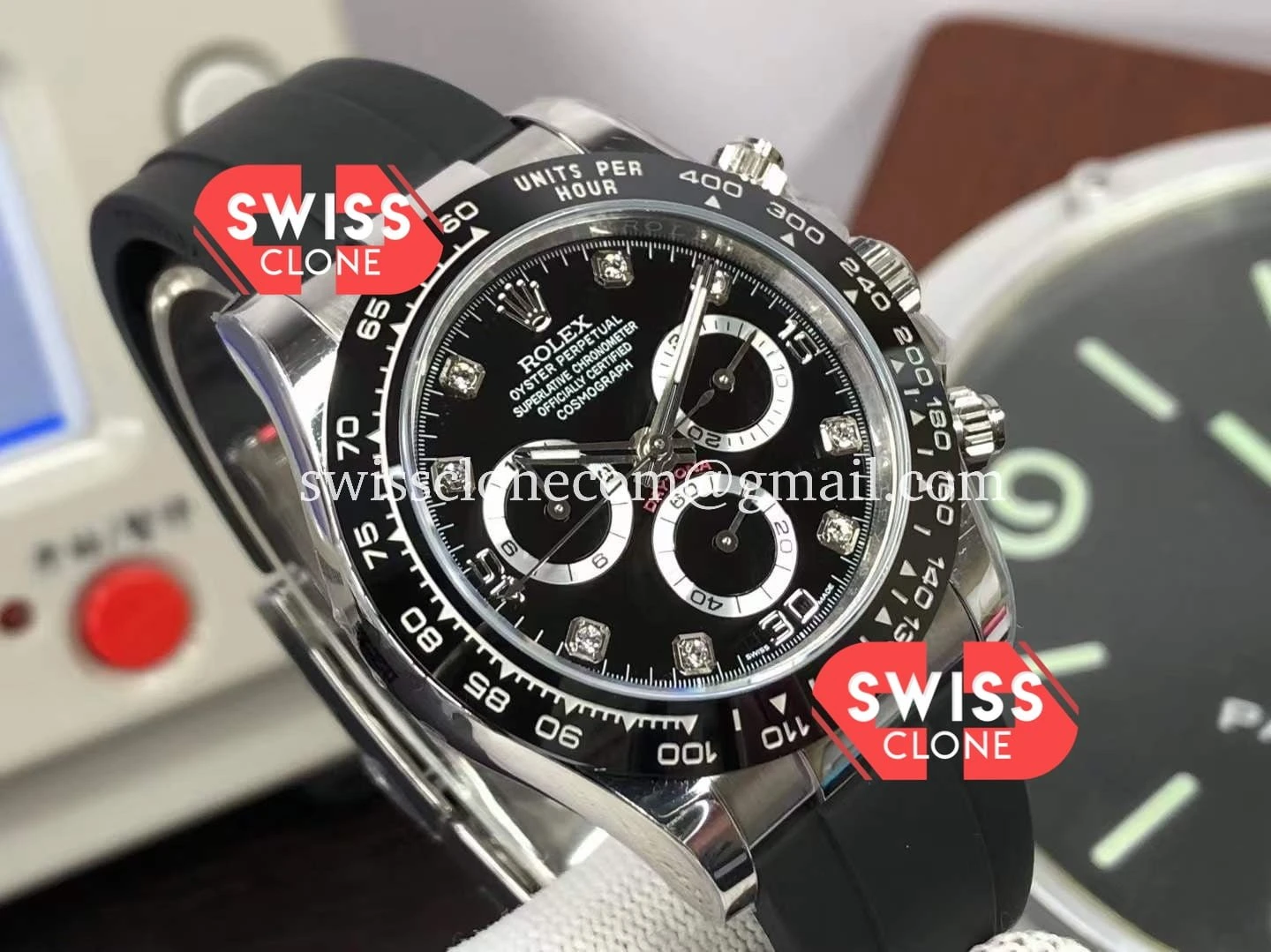 Rolex Cosmograph Daytona 116509 Black Dial 1:1 Super Clone - Clasp & Bracelet Finishing