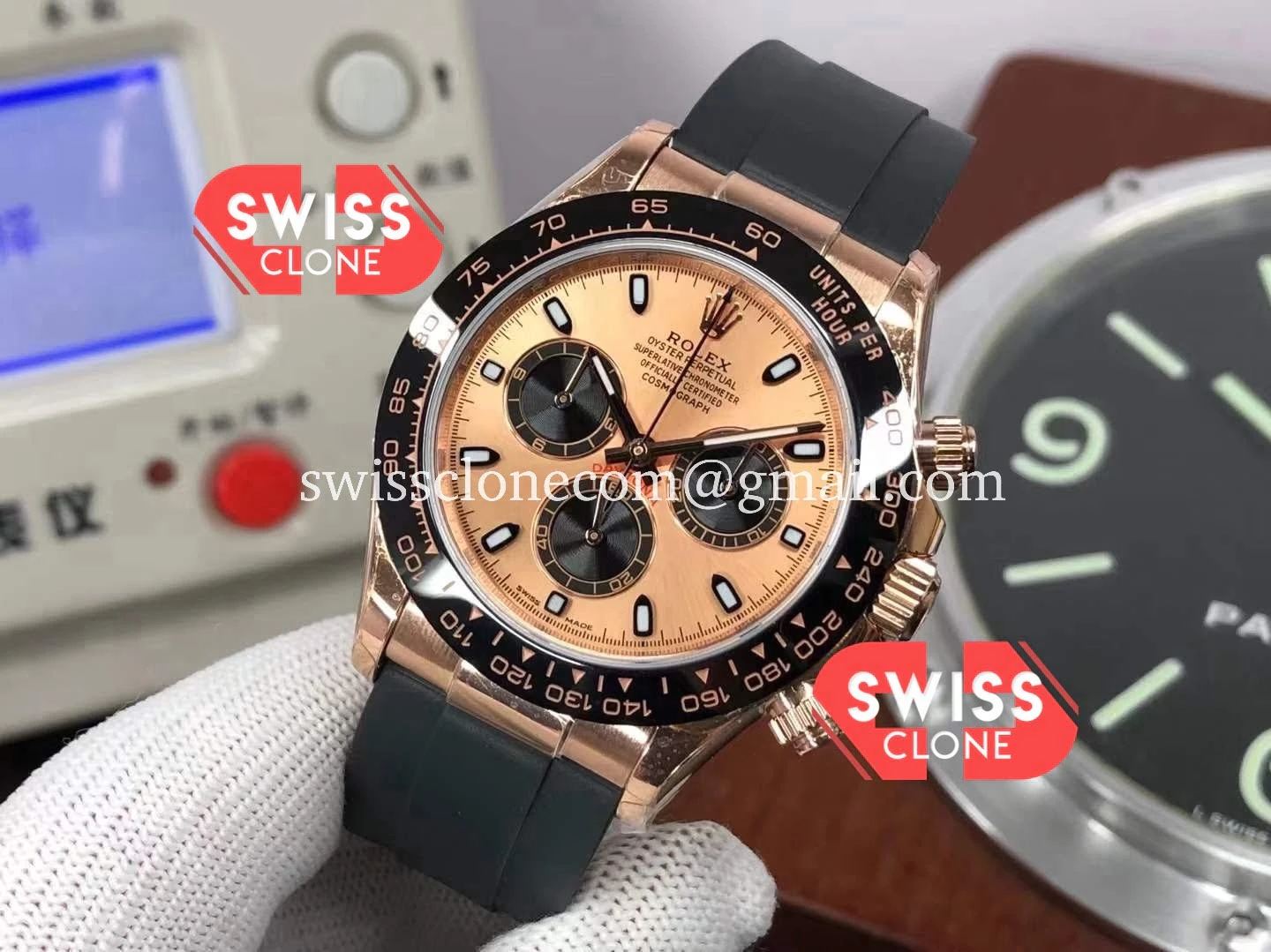 Rolex Cosmograph Daytona 116515LN Rose Gold Cal.4130 1:1 Super Clone - Clasp & Bracelet Finishing