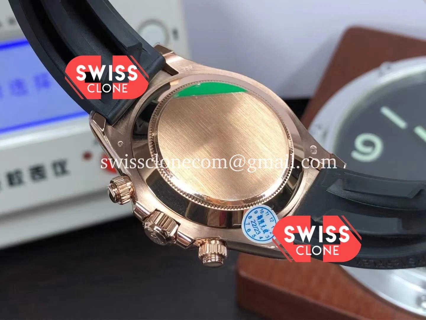 Rolex Cosmograph Daytona 116515LN Rose Gold Cal.4130 1:1 Super Clone - On-Wrist Presence View