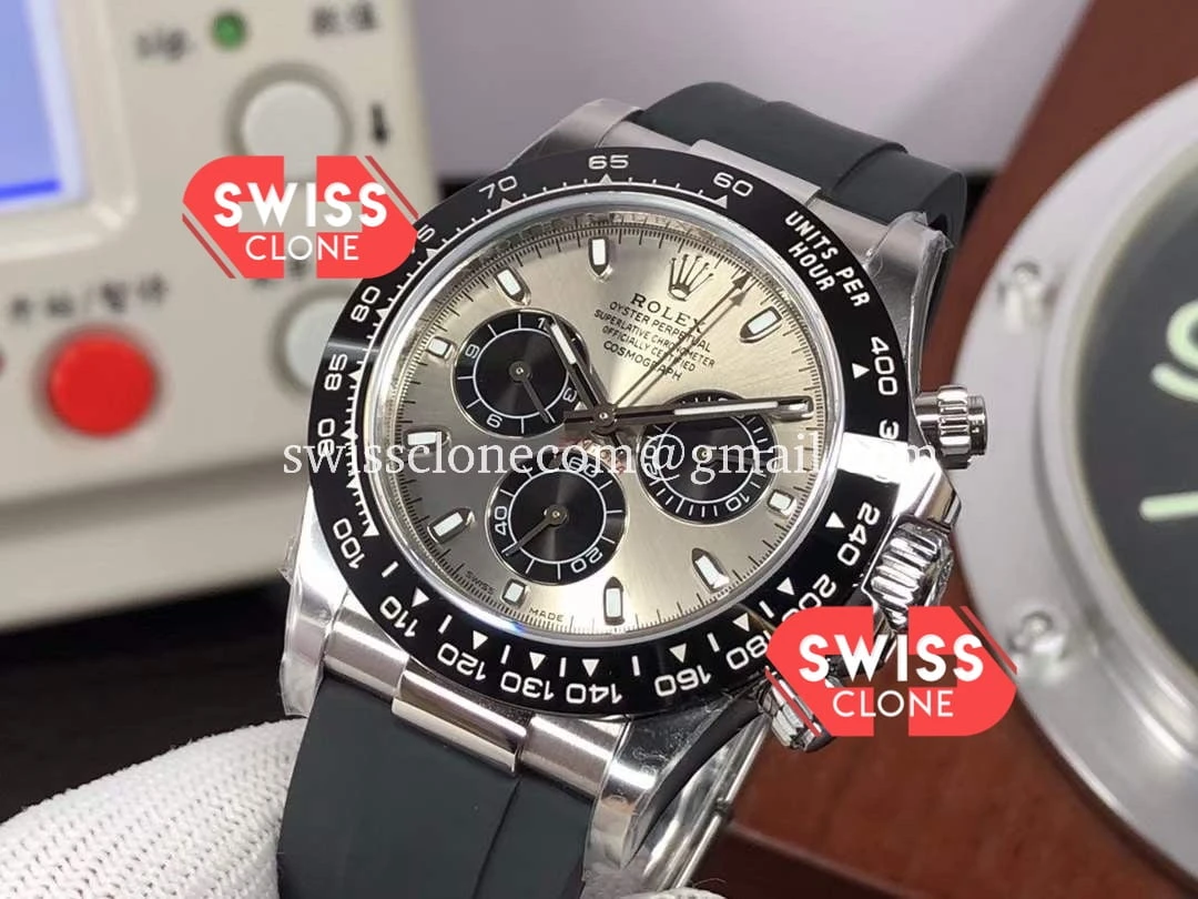 Rolex Cosmograph Daytona 116519LN 904L 1:1 Super Clone - Caseback & Cloned Calibre Movement
