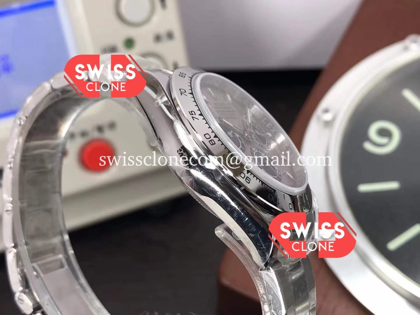 Rolex Cosmograph Daytona Grey Dial M116509 Original Cal 1:1 Super Clone - Caseback & Cloned Calibre Movement