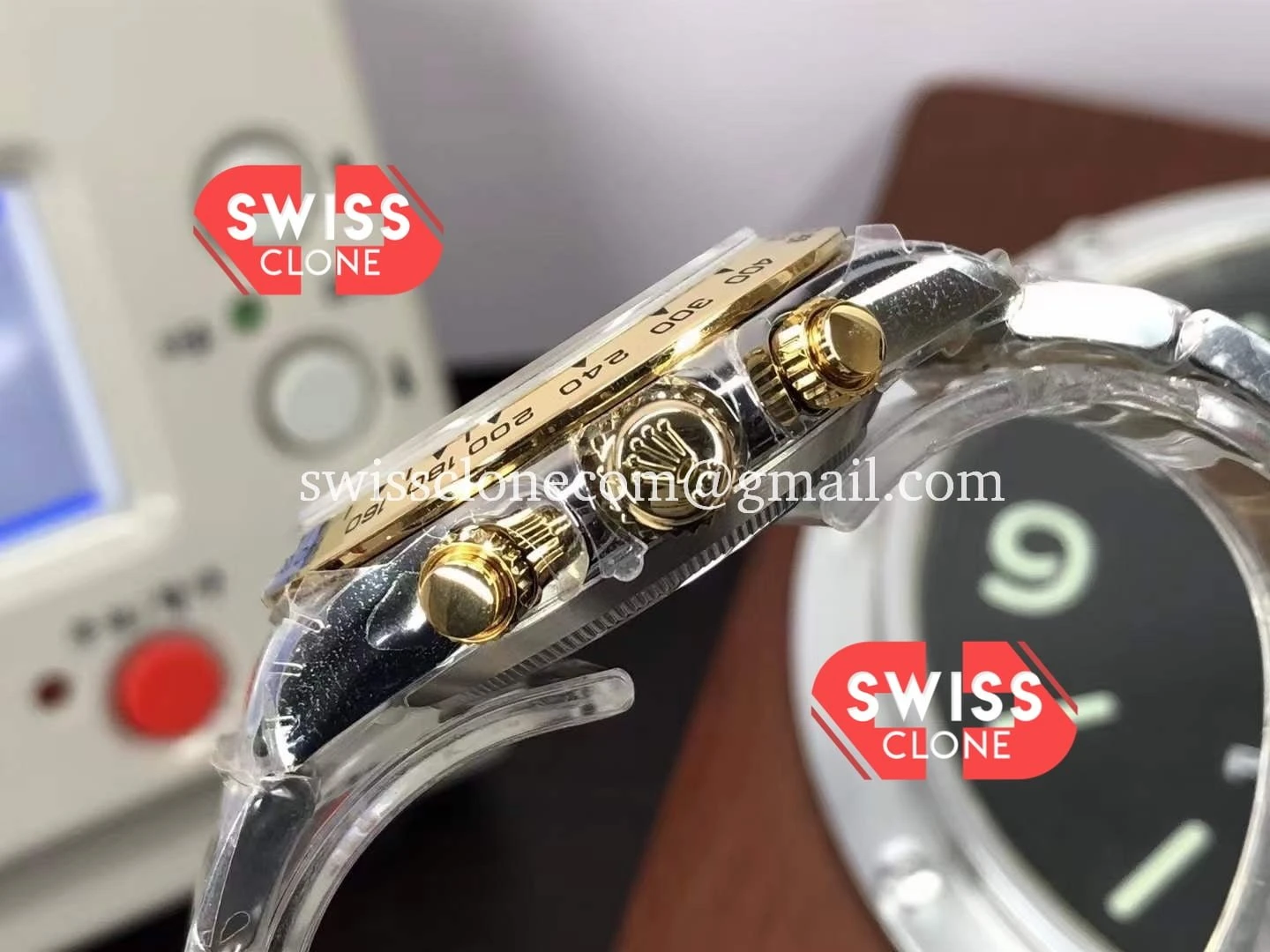 Rolex Cosmograph Daytona M116503 0004 Two Tone Original 1:1 Super Clone - Lateral Case Thickness Profile