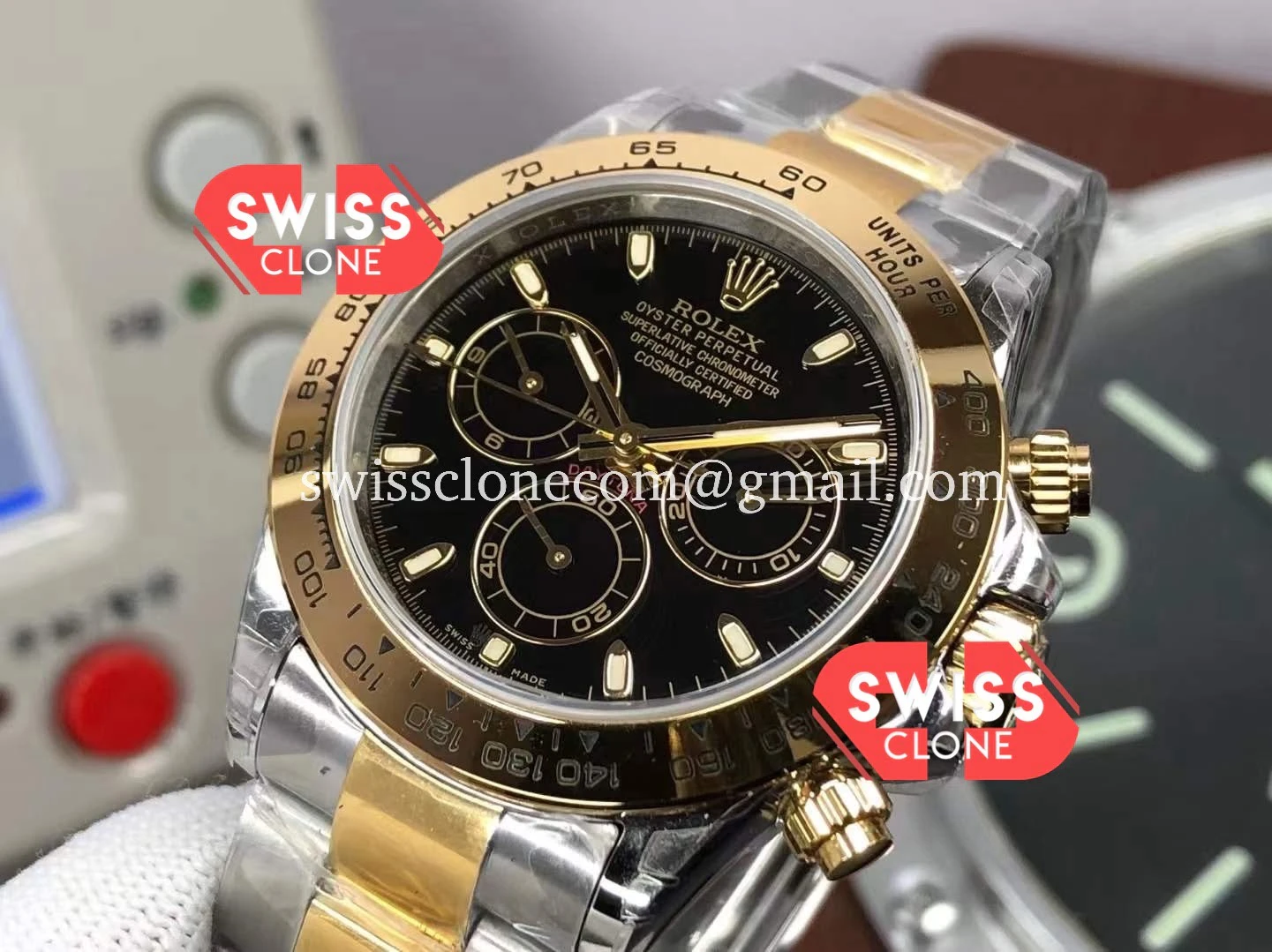 Rolex Cosmograph Daytona M116503 0004 Two Tone Original 1:1 Super Clone - Bezel & Case Profile
