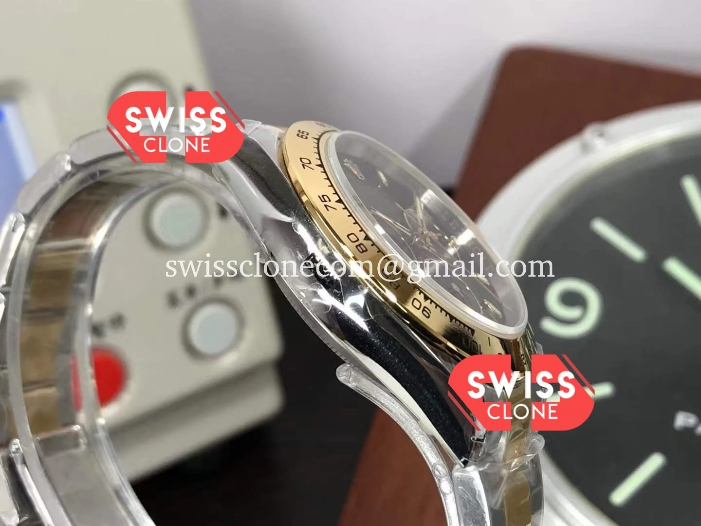 Rolex Cosmograph Daytona M116503 0004 Two Tone Original 1:1 Super Clone - Caseback & Cloned Calibre Movement