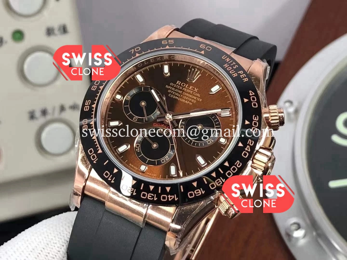 Rolex Cosmograph Daytona M116515 Rose Gold 4130 1:1 Super Clone - Clasp & Bracelet Finishing