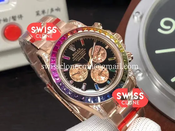 Rolex Cosmograph Daytona Rainbow 116595 Cal.4130 1:1 Super Clone - Clasp & Bracelet Finishing