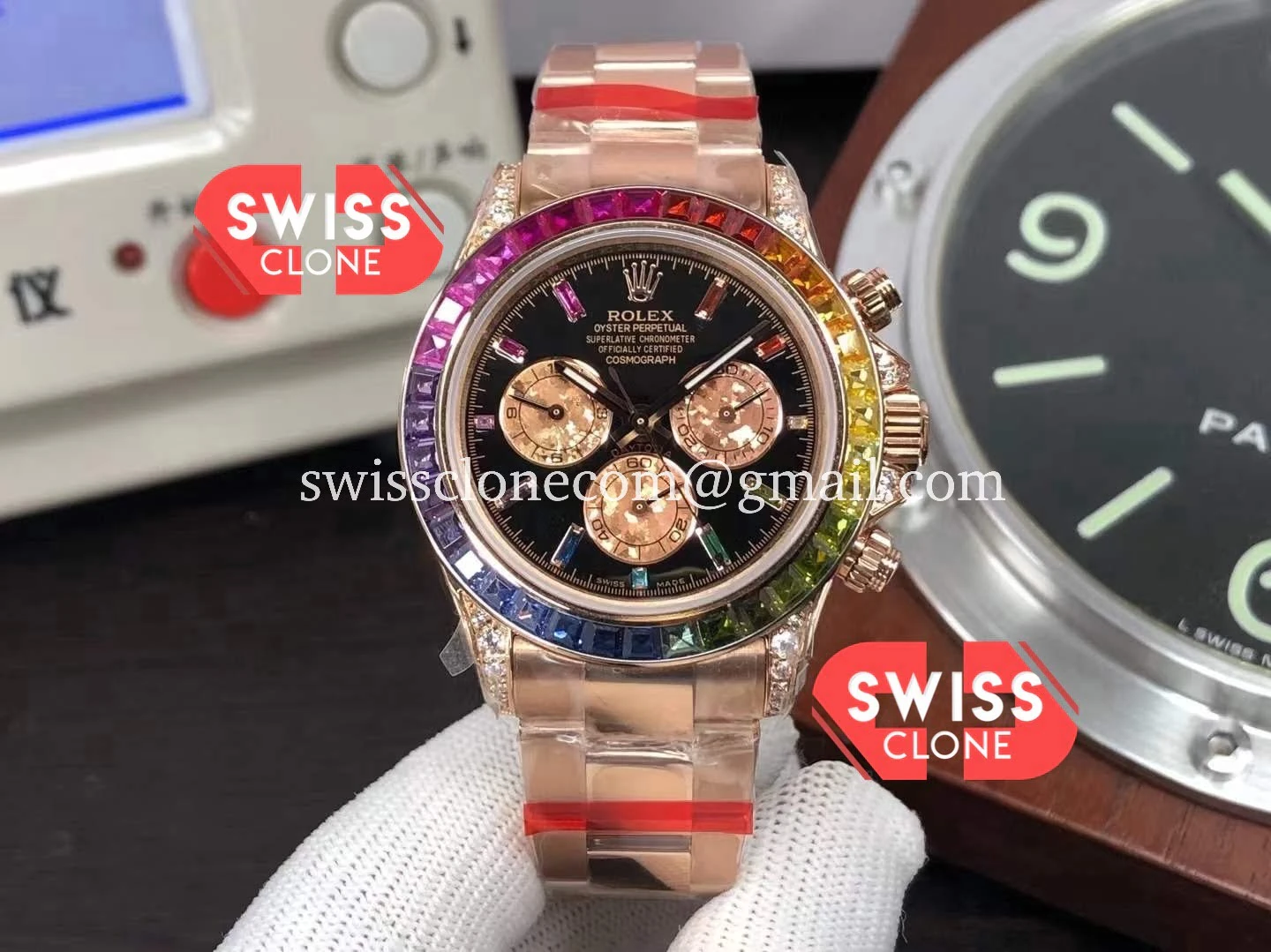 Rolex Cosmograph Daytona Rainbow 116595 Cal.4130