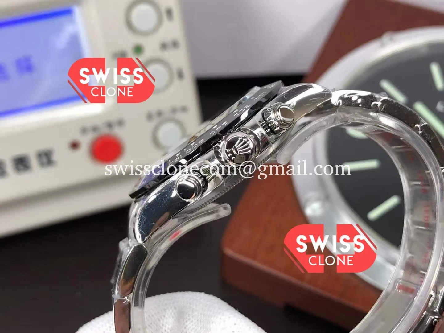 Rolex Cosmograph Daytona White Dial M116500LN 904L 1:1 Super Clone - Lateral Case Thickness Profile