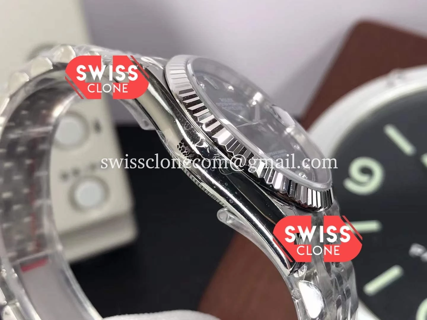 Rolex Datejust 126234 36MM in 904L 1:1 Super Clone - Caseback & Cloned Calibre Movement