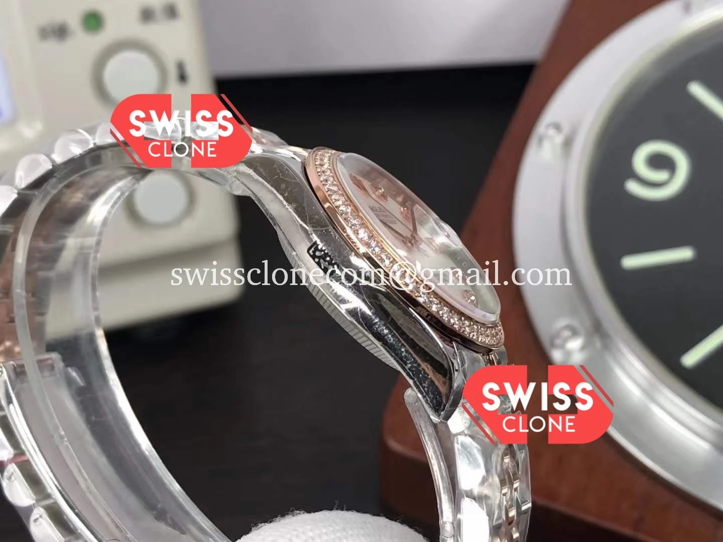 Rolex Datejust 278381 31MM in 904L Steel Two Tone 1:1 Super Clone - Lateral Case Thickness Profile