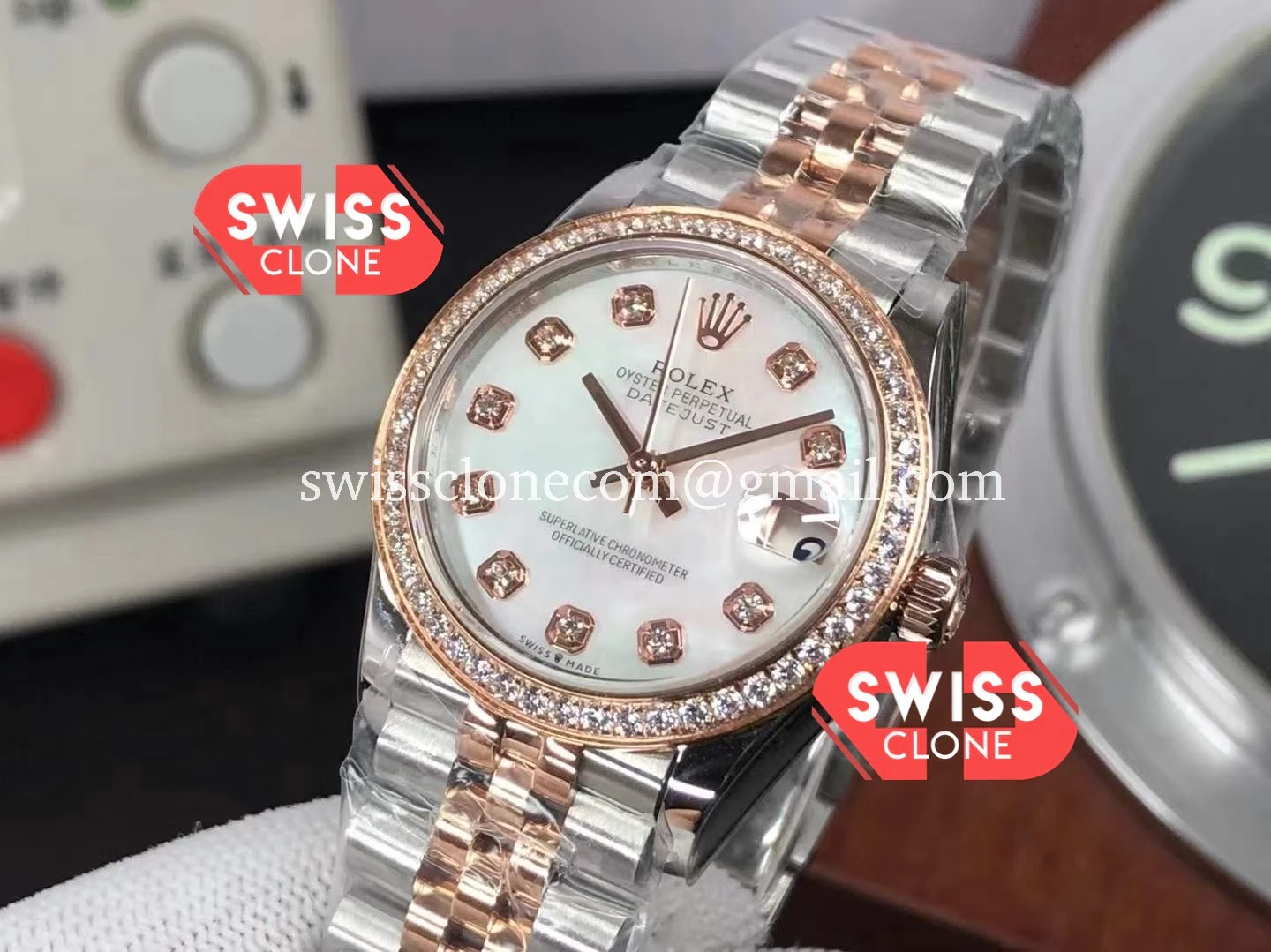 Rolex Datejust 278381 31MM in 904L Steel Two Tone 1:1 Super Clone - Caseback & Cloned Calibre Movement