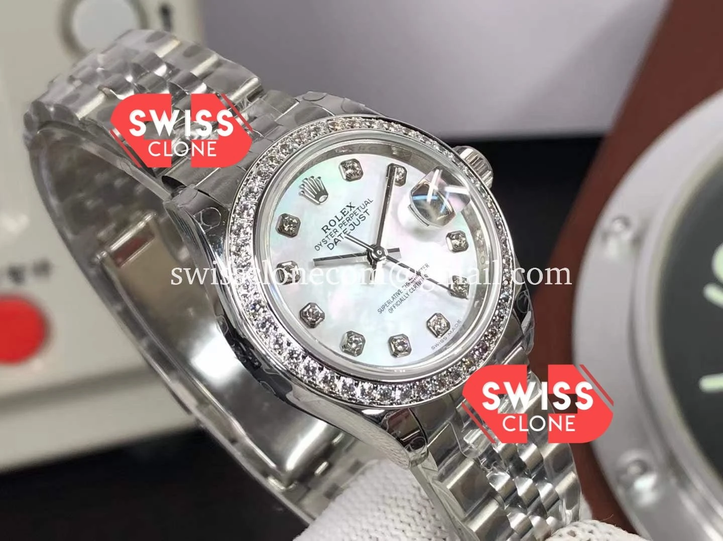 Rolex Datejust 279384 28MM in 904L 1:1 Super Clone - Bezel & Case Profile