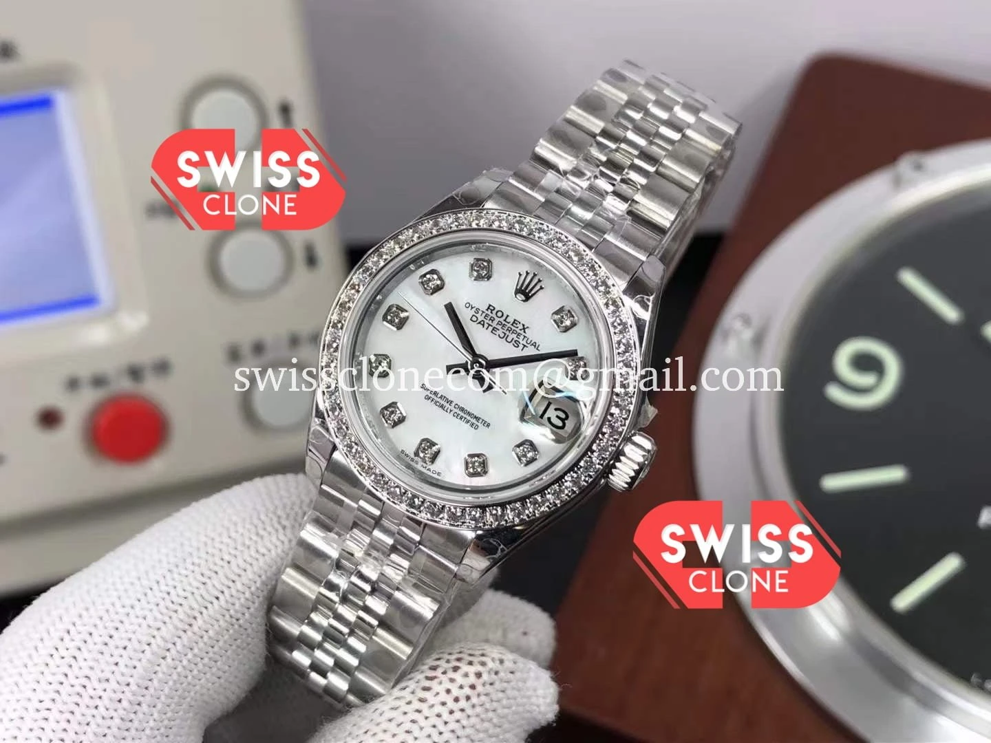 Rolex Datejust 279384 28MM in 904L 1:1 Super Clone - Caseback & Cloned Calibre Movement