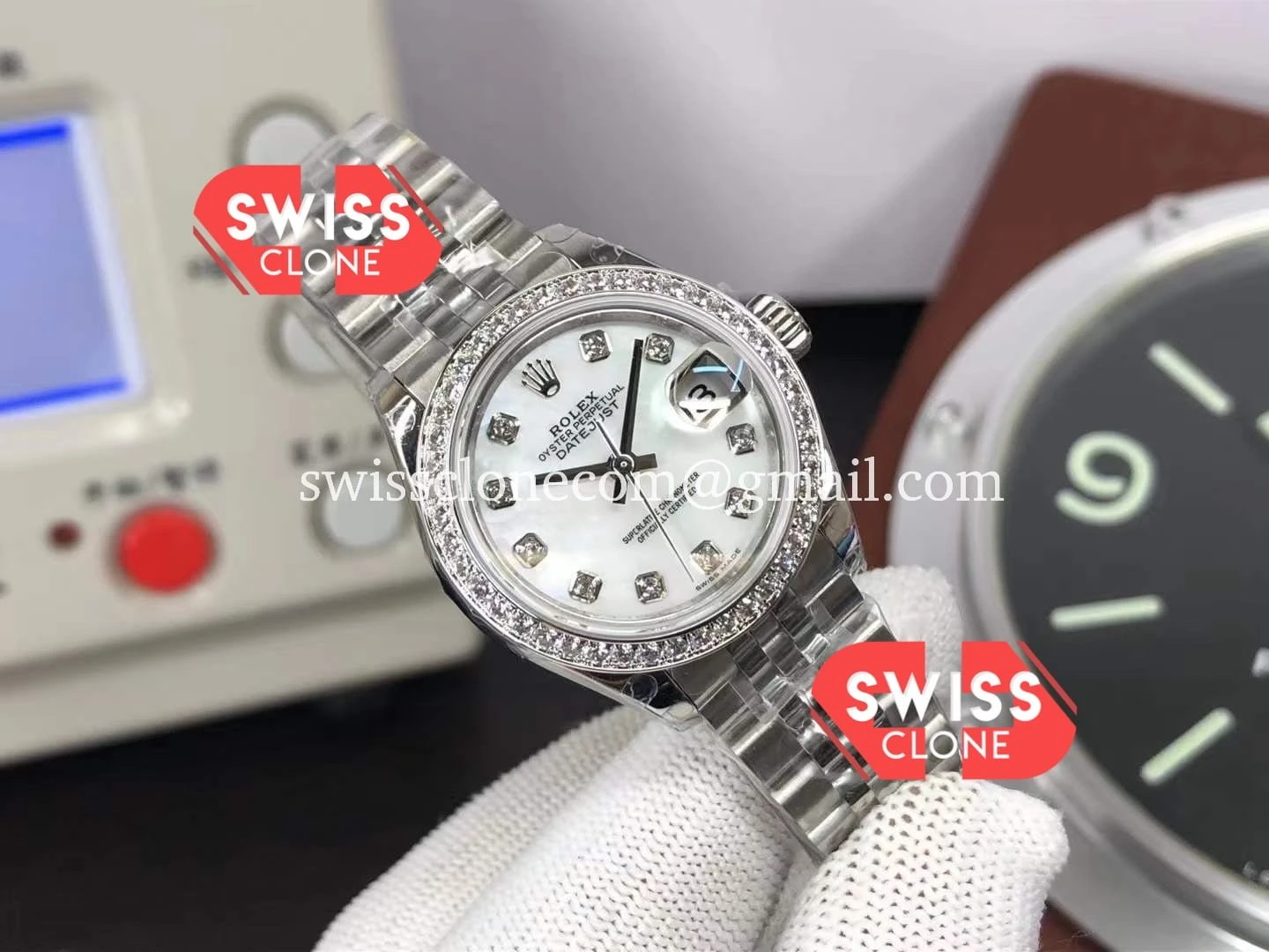 Rolex Datejust 279384 28MM in 904L 1:1 Super Clone - Dial Macro Close-Up