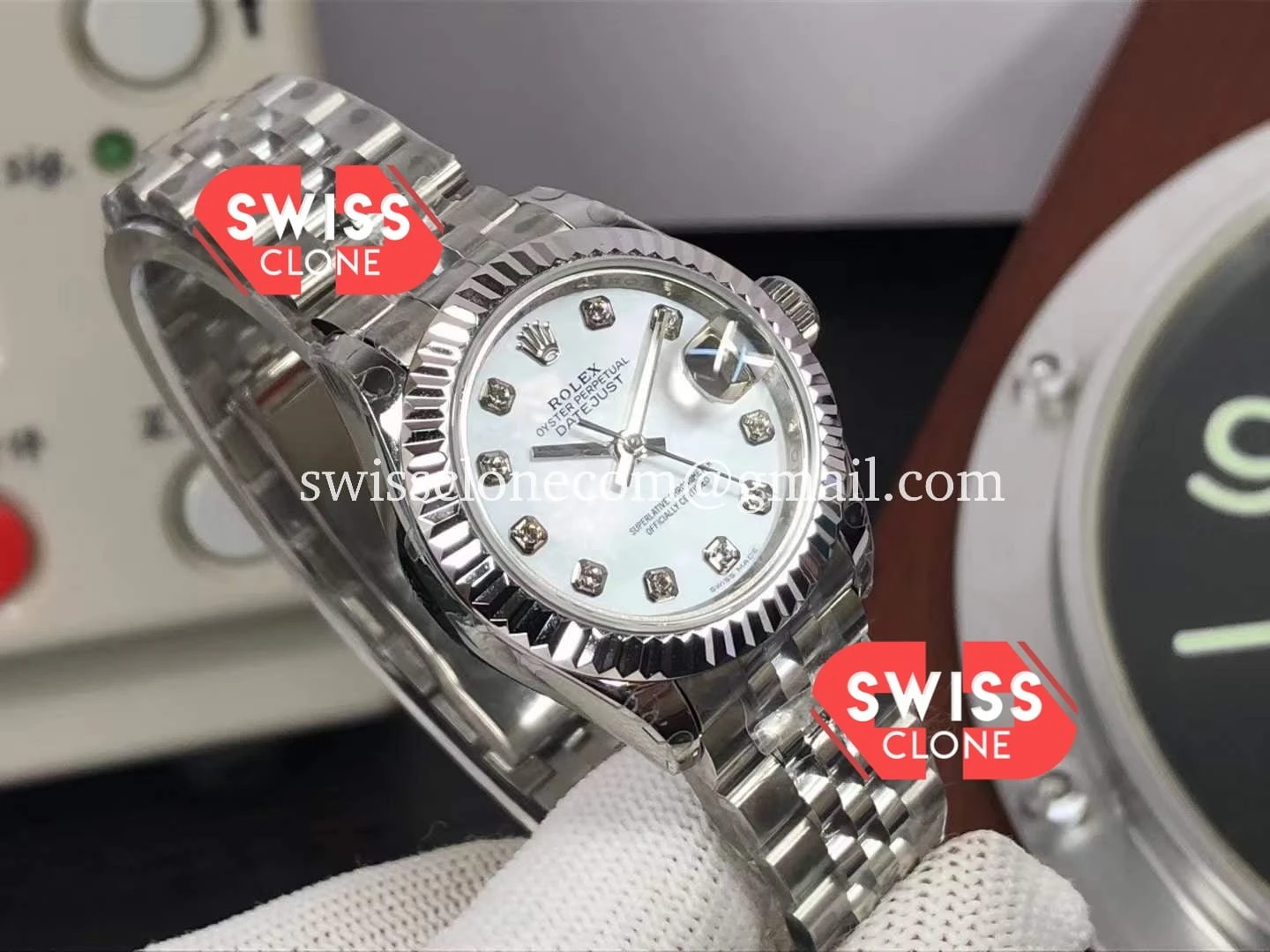 Rolex Datejust 28MM in 904L 1:1 Super Clone - Bezel & Case Profile