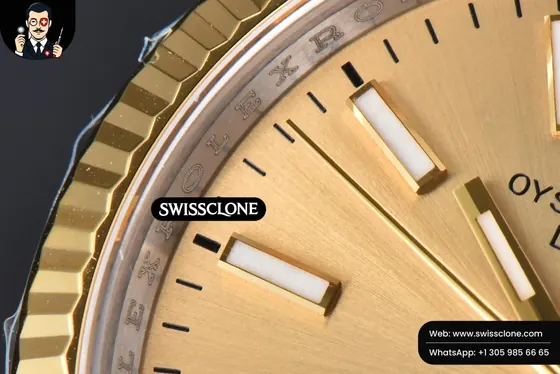 Rolex DateJust 36mm 126233 SS/YG 904L Steel Dial On Jubilee VS3235 1:1 Super Clone - On-Wrist Presence View