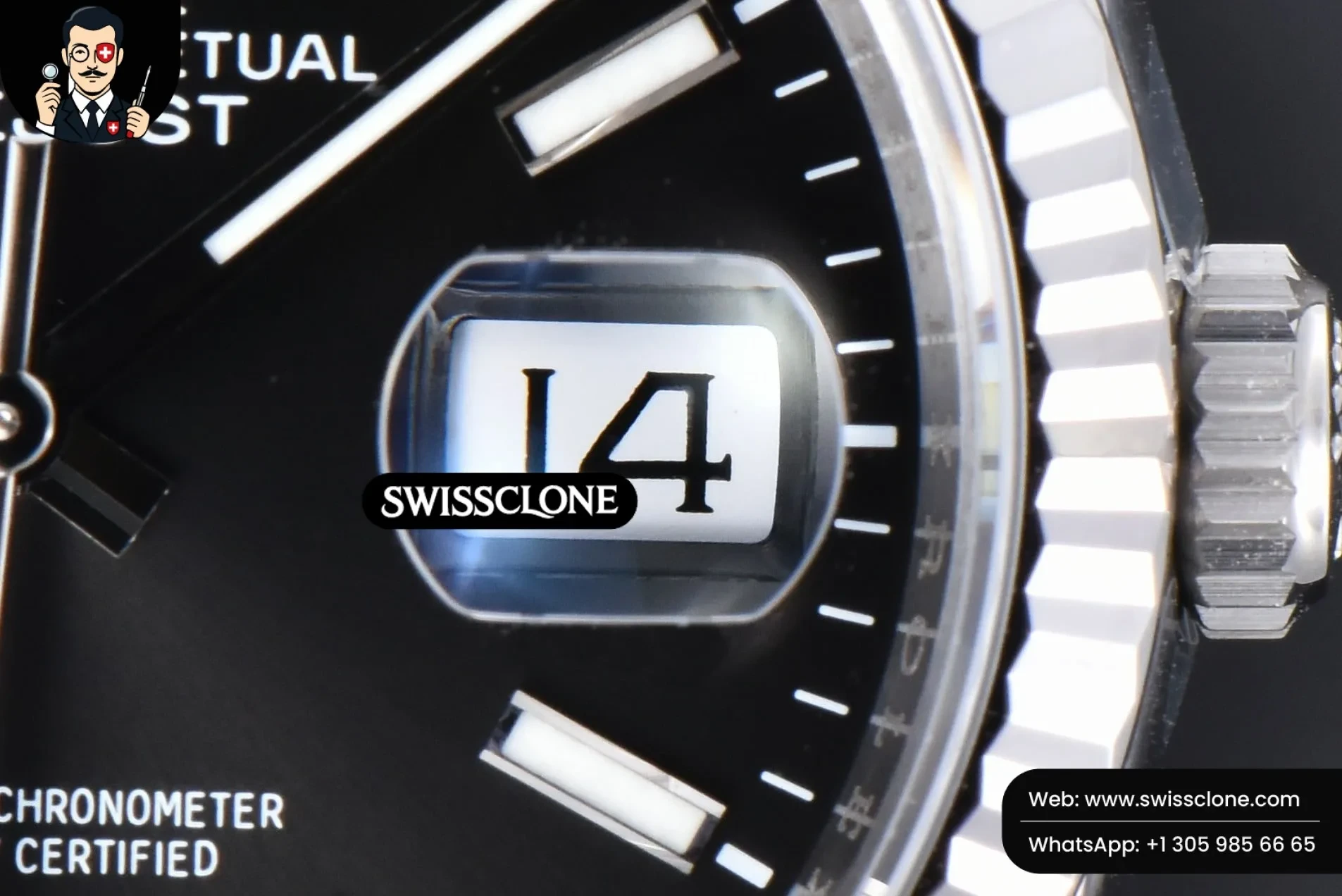 Rolex DateJust 36mm 126234 904L Black Dial Lume Marker Jubilee VS3235 1:1 Super Clone - On-Wrist Presence View