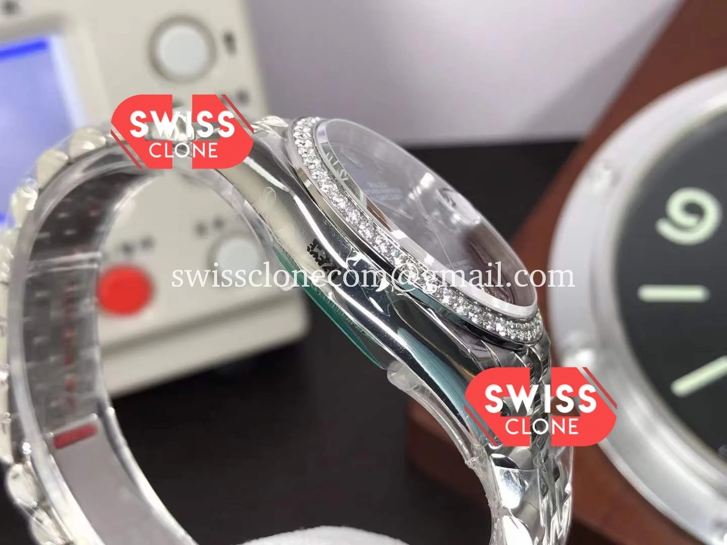 Rolex Datejust 36mm Blue Dial 904L 1:1 Super Clone - Lateral Case Thickness Profile