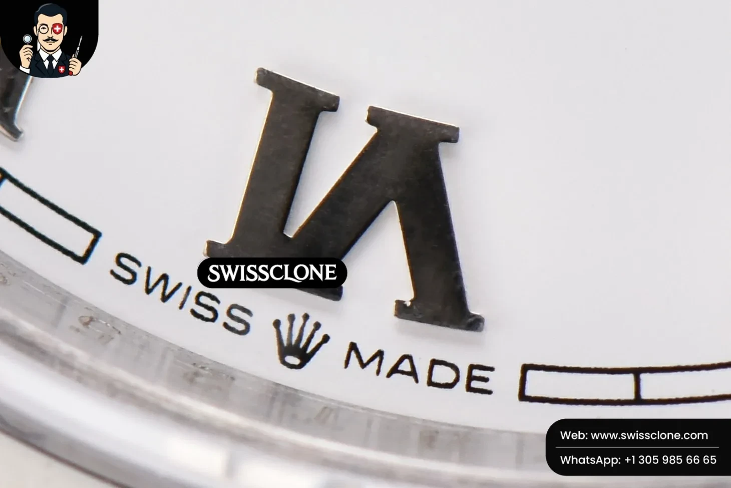 Rolex DateJust 36mm Smooth Bezel White Dial Roma Marker Jubilee VR3235 1:1 Super Clone - On-Wrist Presence View