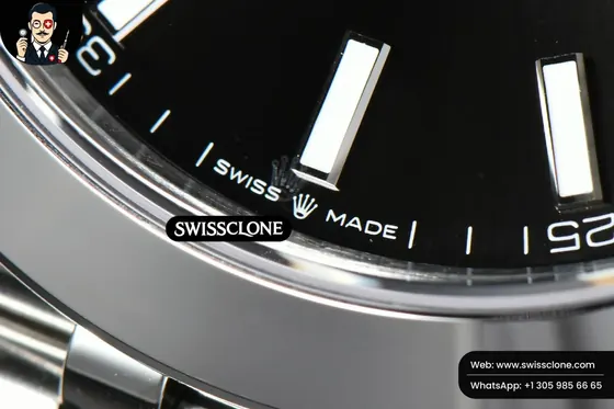 Rolex DateJust 41mm 126300 Smooth Bezel Black Dial Jubilee VS3235 1:1 Super Clone - On-Wrist Presence View