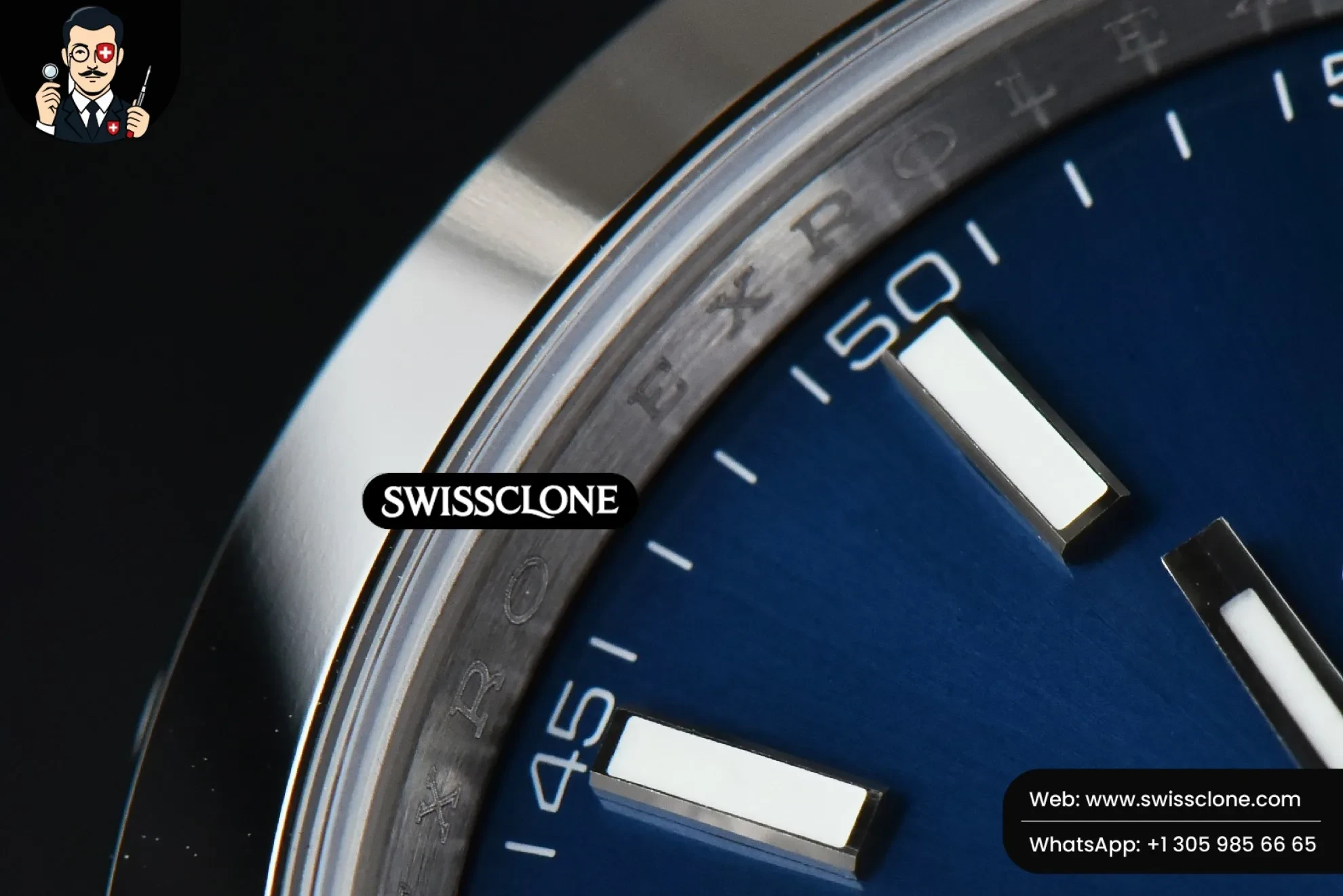Rolex DateJust 41mm 126300 Smooth Bezel Blue Dial Jubilee VS3235 1:1 Super Clone - Caseback & Cloned Calibre Movement