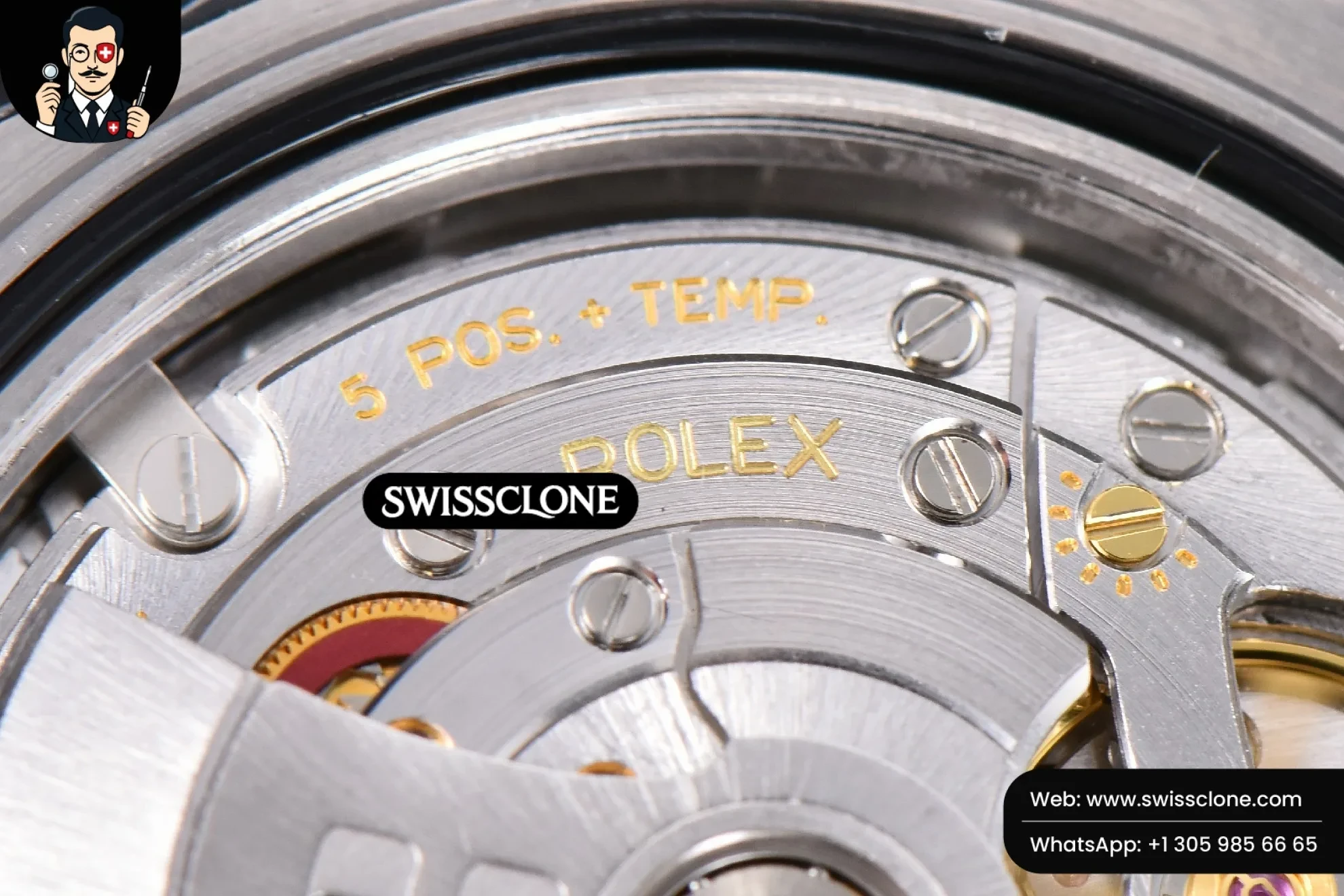 Rolex DateJust 41mm 126333 YG/SS Fluted Bezel Dial Oyster VS3235 (SW-31746) 1:1 Super Clone - Crown Guard & Case Thickness Profile