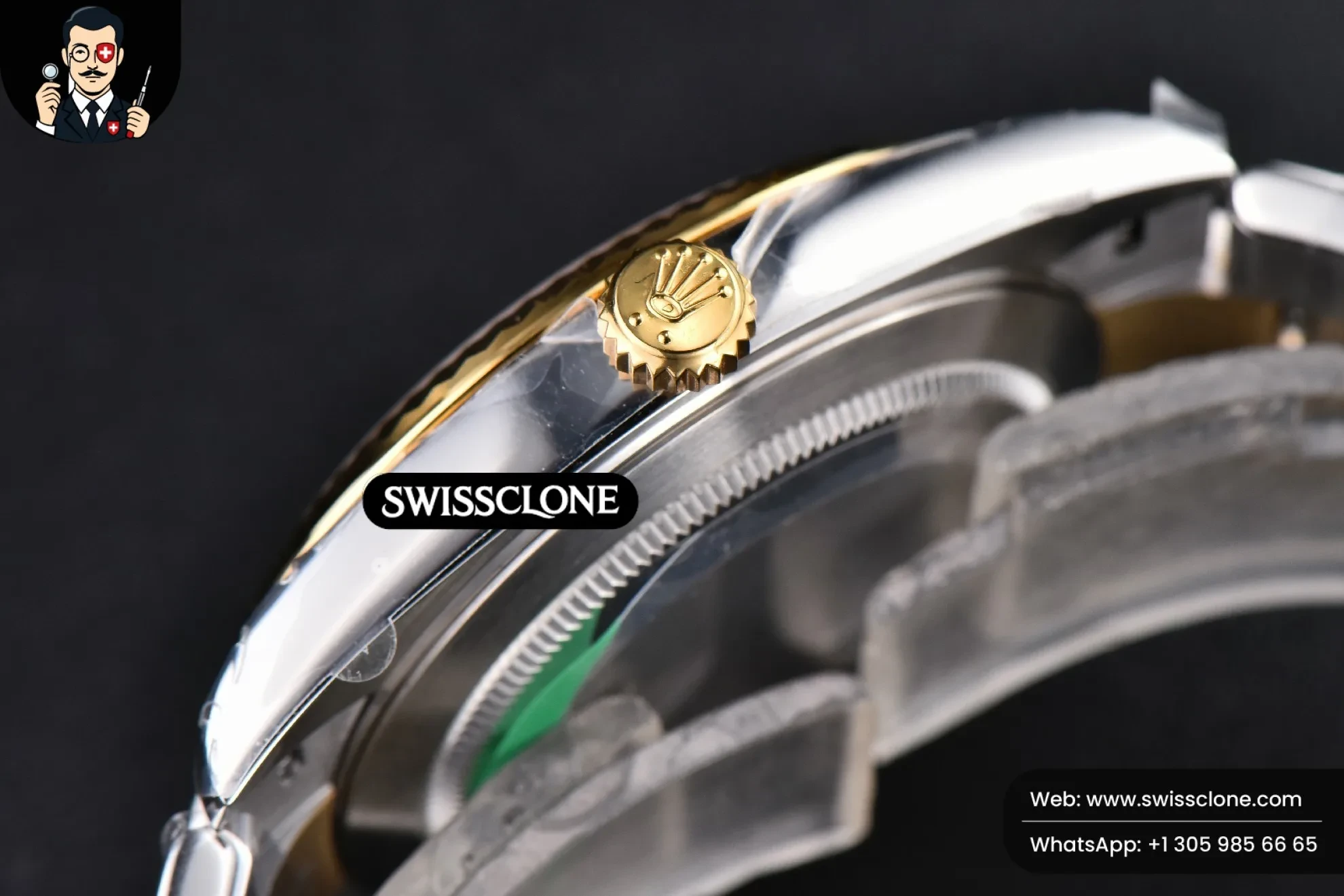 Rolex DateJust 41mm 126333 YG/SS Fluted Bezel Dial Oyster VS3235 1:1 Super Clone - Clasp & Bracelet Finishing