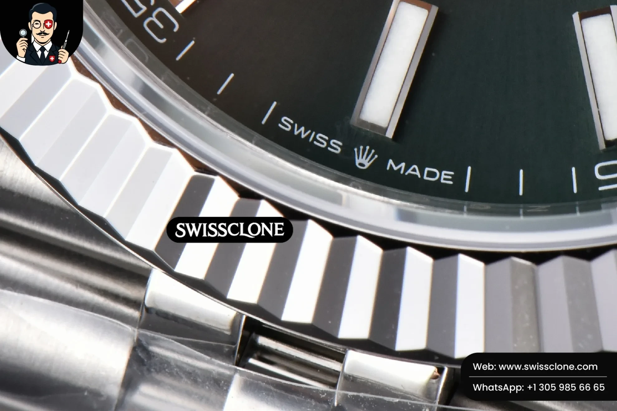 Rolex DateJust 41mm 126334 904L Mint Green Dial Jubilee VS3235 1:1 Super Clone - On-Wrist Presence View