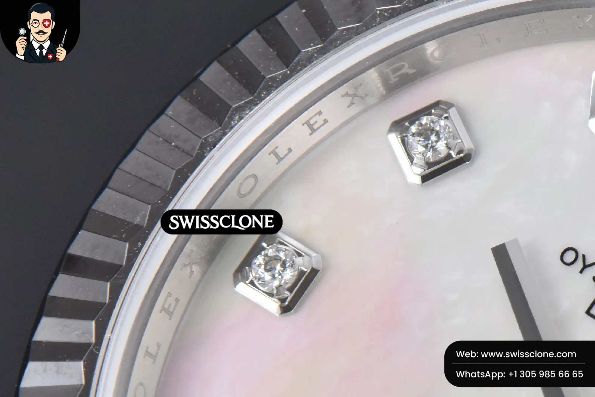 Rolex DateJust 41mm 126334 904L MOP Dial Diamond Marker Jubilee VR3235 1:1 Super Clone - Caseback & Cloned Calibre Movement