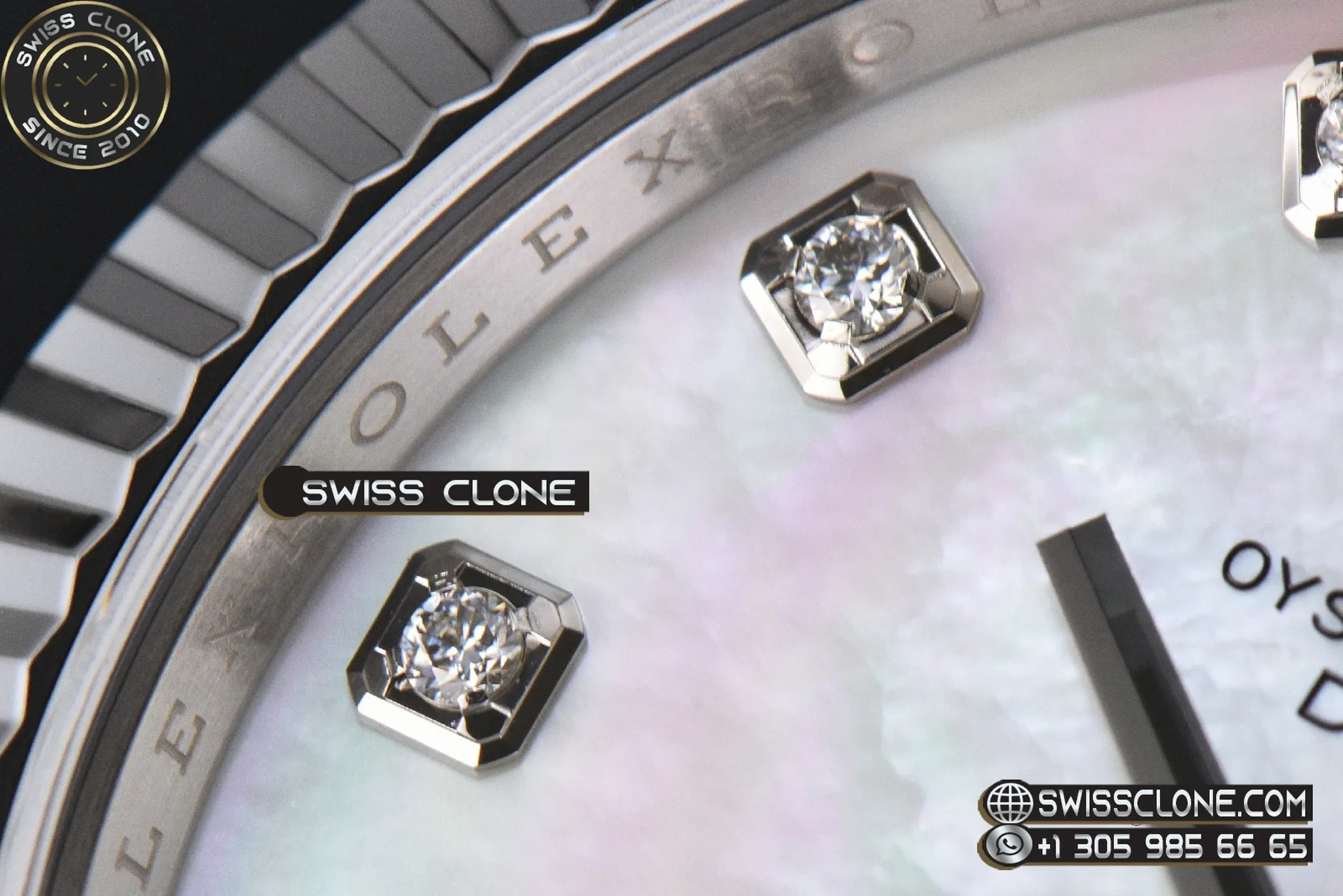Rolex DateJust 41mm 126334 904L VF MOP Dial Diamond Marker Jubilee DD3235 1:1 Super Clone - Lateral Case Thickness Profile