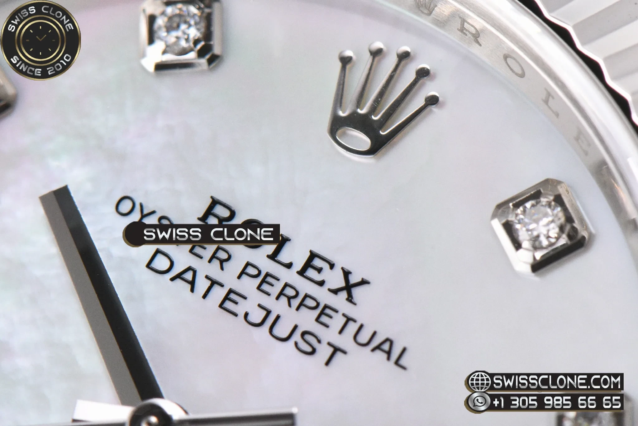 Rolex DateJust 41mm 126334 904L VF MOP Dial Diamond Marker Jubilee DD3235 1:1 Super Clone - Caseback & Cloned Calibre Movement