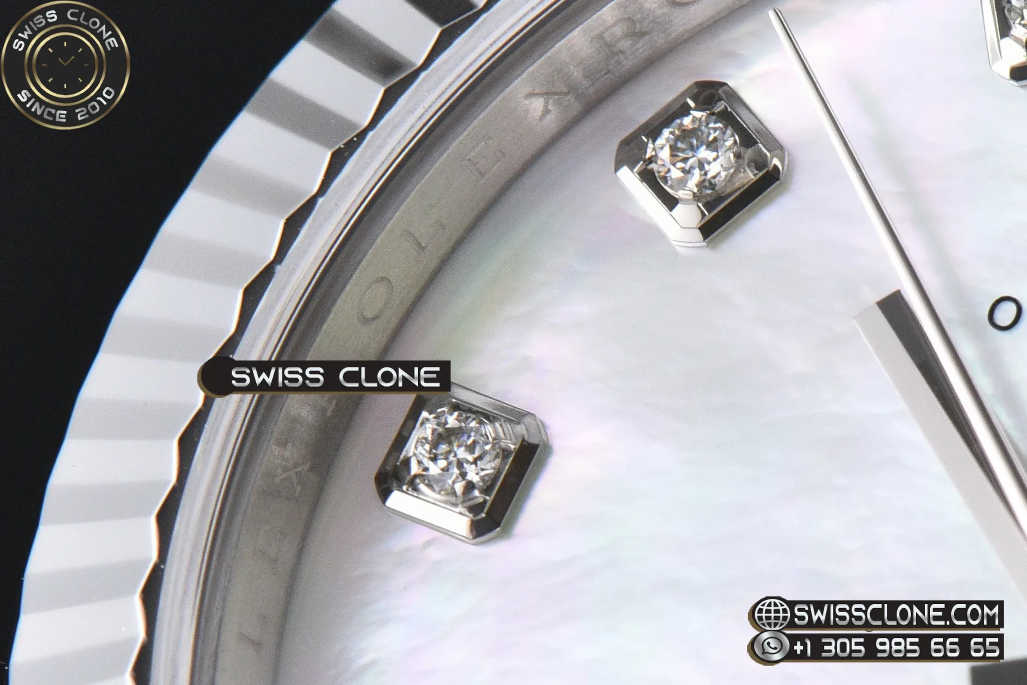 Rolex DateJust 41mm 126334 904L VF MOP Dial Diamond Marker Oyster DD3235 1:1 Super Clone - Lateral Case Thickness Profile