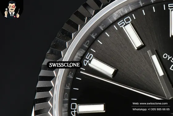 Rolex DateJust 41mm 126334 Black Dial Jubilee 2824 1:1 Super Clone - Caseback & Cloned Calibre Movement