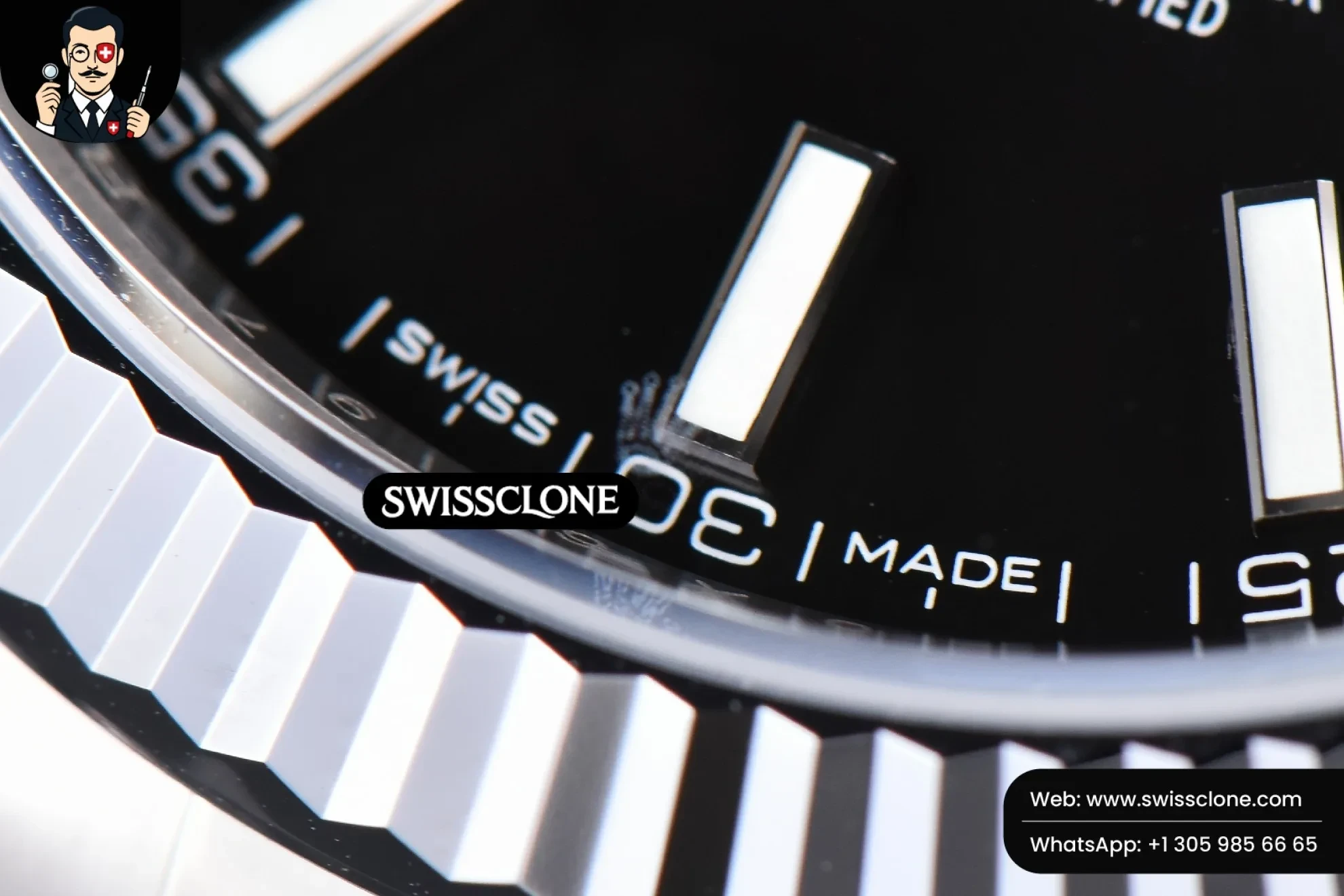 Rolex DateJust 41mm 126334 Fluted Bezel Black Dial Oyster VS3235 1:1 Super Clone - On-Wrist Presence View