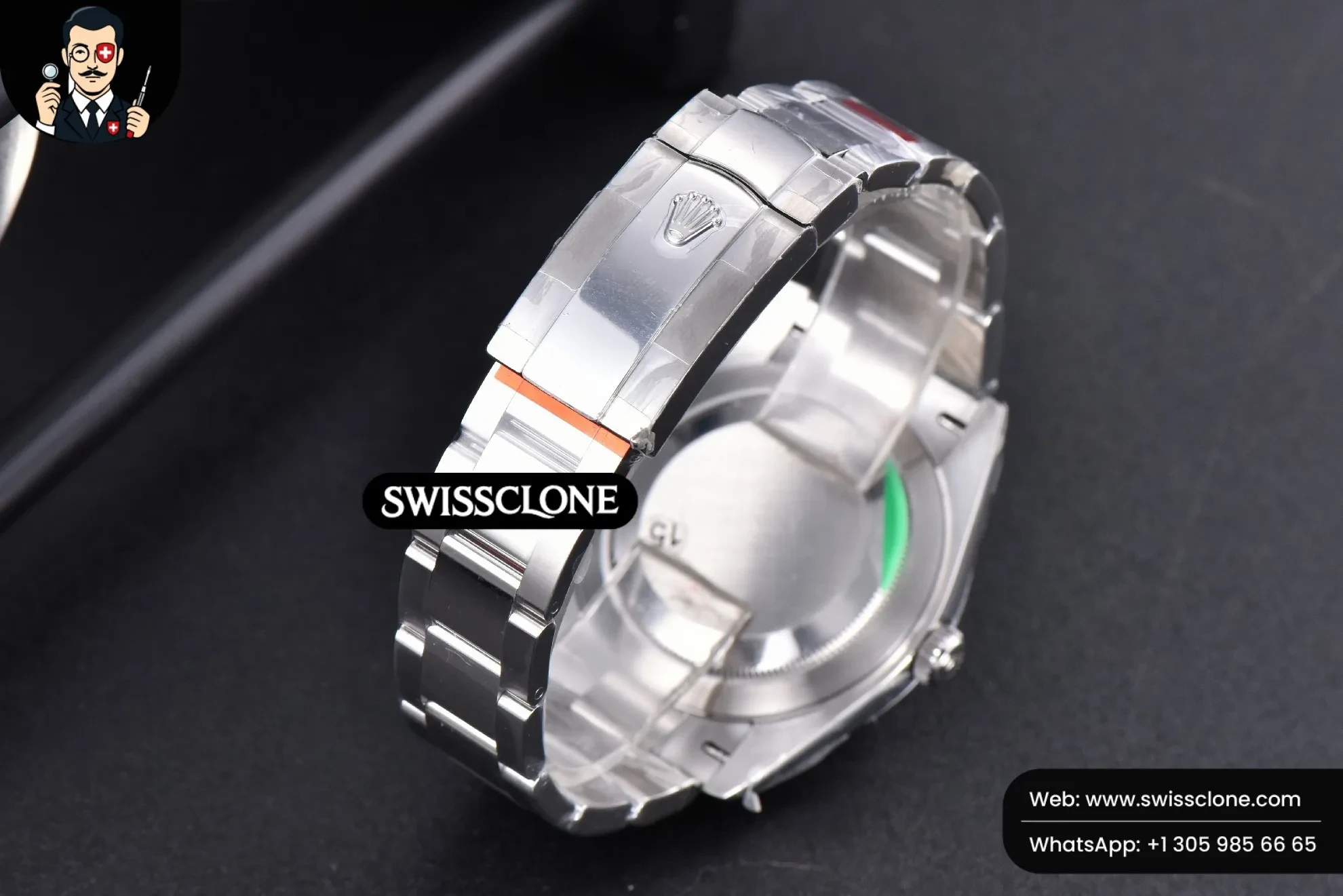 Rolex DateJust 41mm 126334 Fluted Bezel Blue Dial Oyster VS3235 1:1 Super Clone - Clasp & Bracelet Finishing