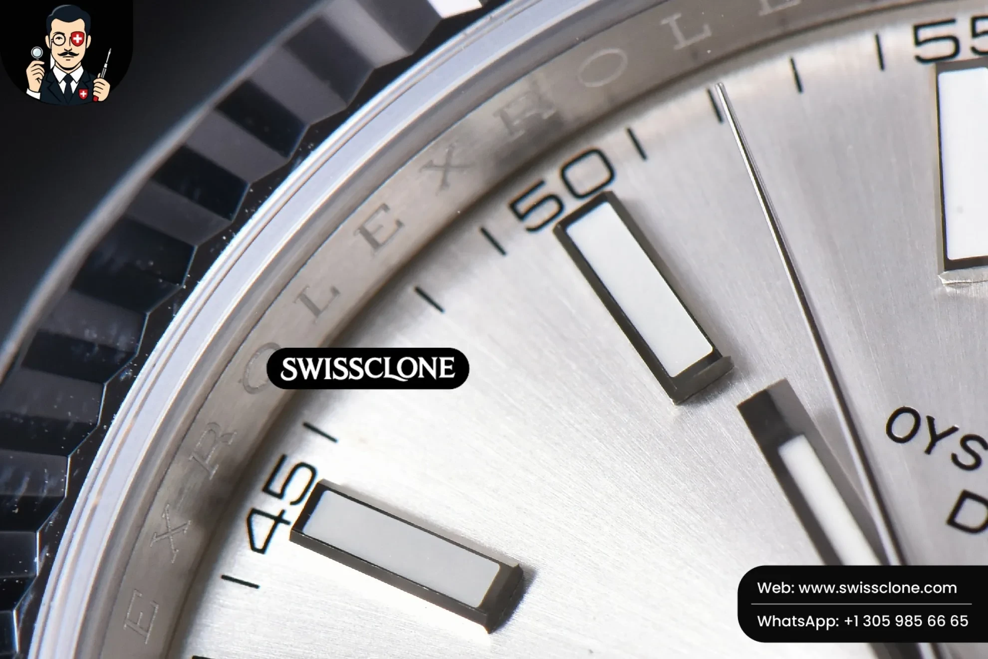 Rolex DateJust 41mm 126334 Fluted Bezel Silver Dial Oyster VS3235 (SW-31786) 1:1 Super Clone - Caseback & Cloned Calibre Movement