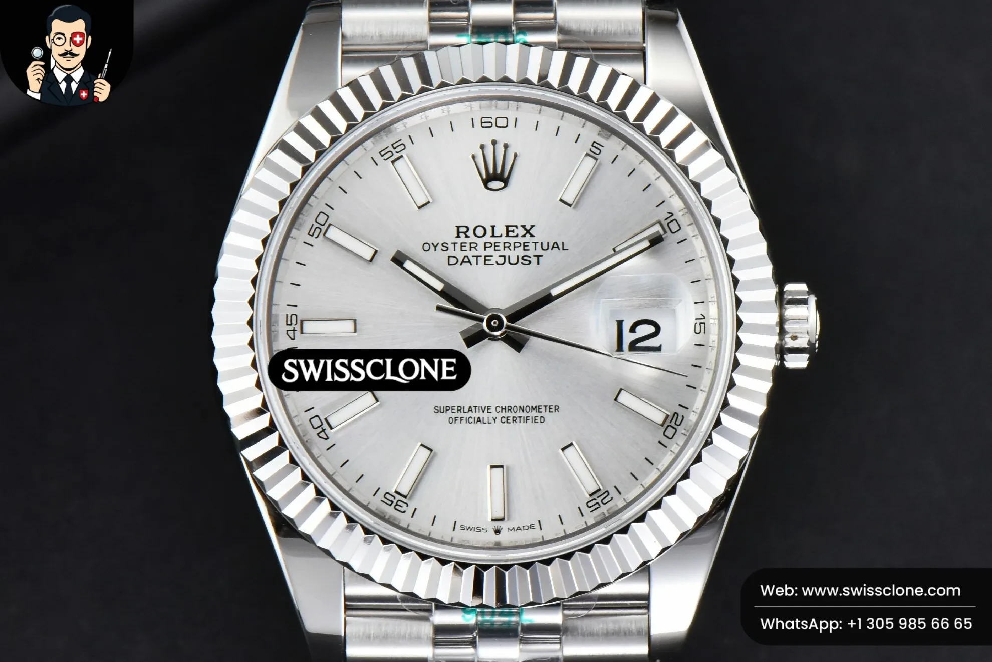 Rolex DateJust 41mm 126334 Silver Dial Jubilee 2824