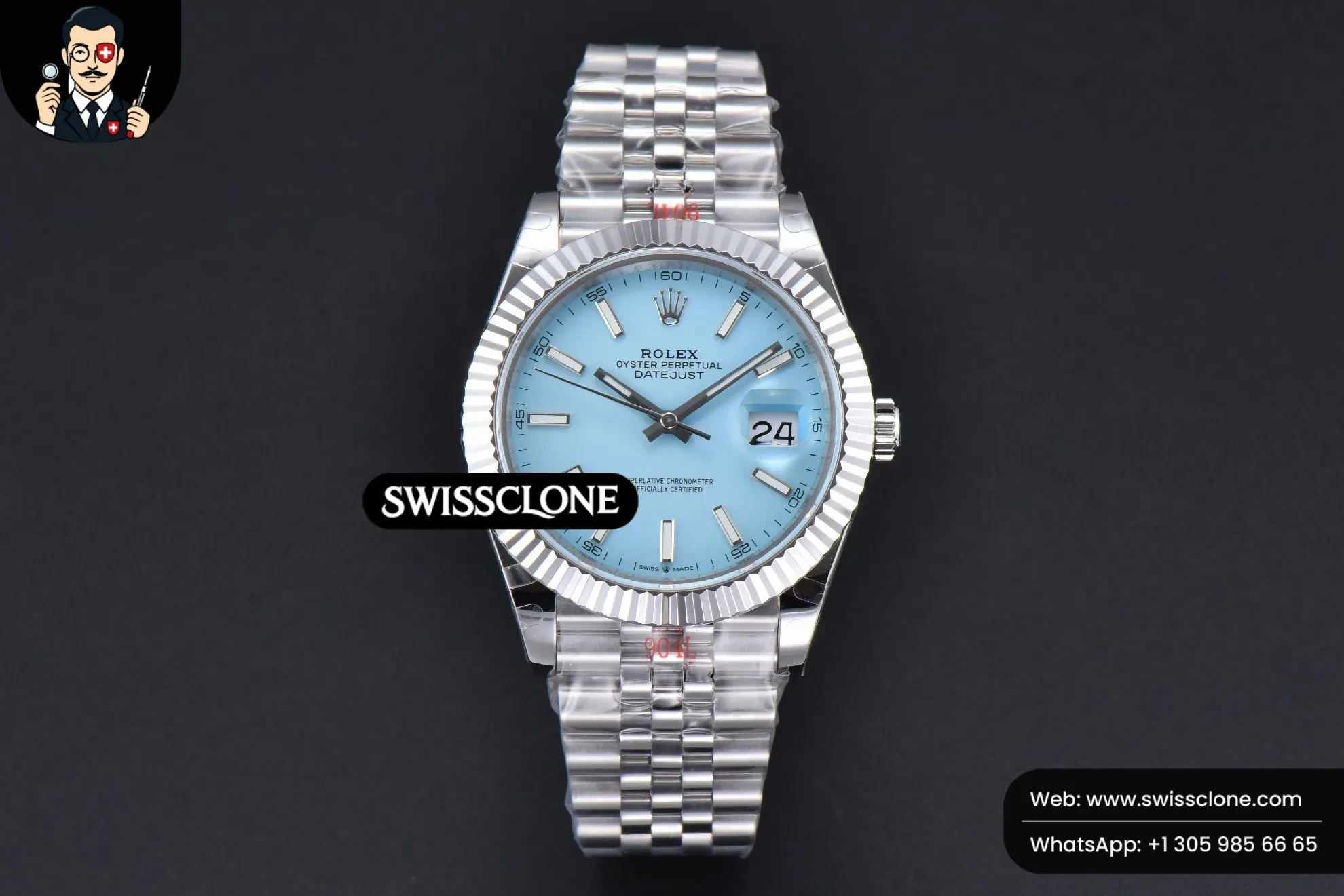 Rolex DateJust 41mm 126334 Tiffany Blue Dial Jubilee Tungsten Heavy Version
