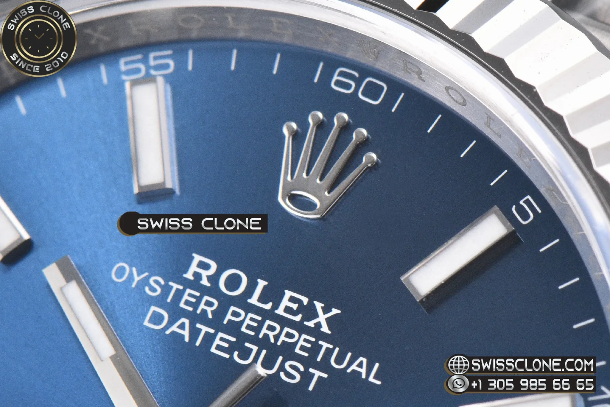 Rolex DateJust 41mm 126334 VF Blue Dial Jubilee DD3235 1:1 Super Clone - Caseback & Cloned Calibre Movement