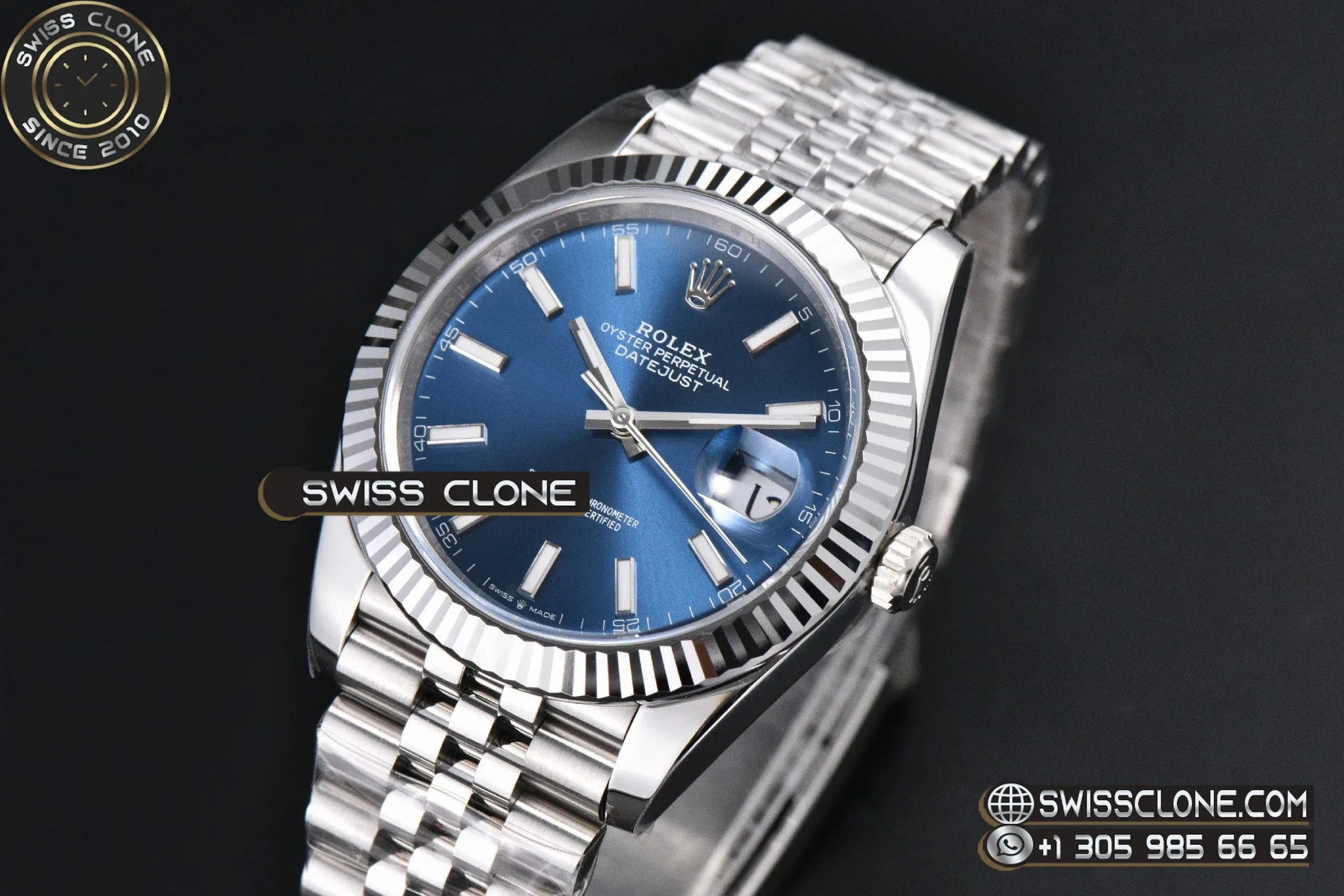 Rolex DateJust 41mm 126334 VF Blue Dial Jubilee DD3235 1:1 Super Clone - Clasp & Bracelet Finishing