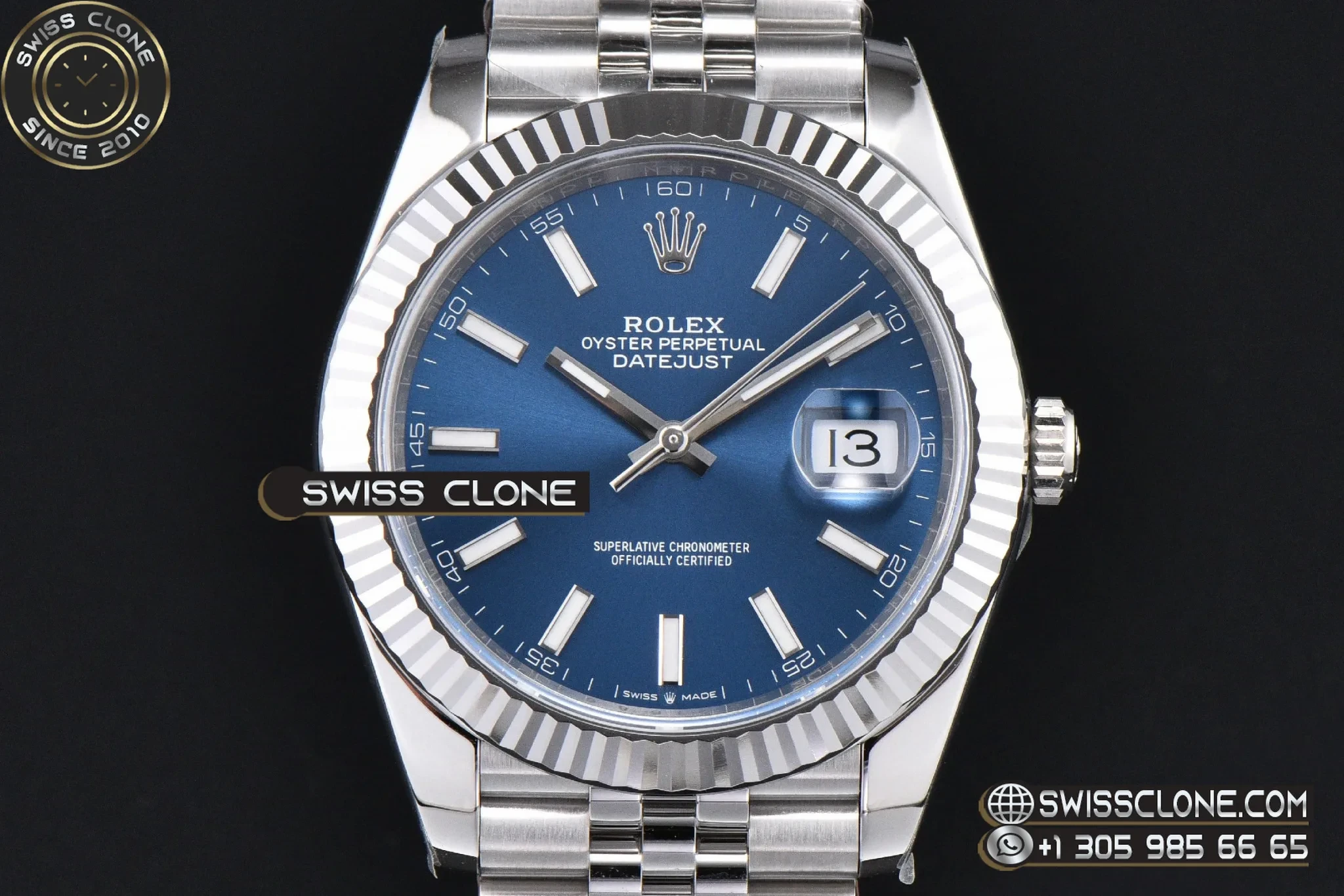 Rolex DateJust 41mm 126334 VF Blue Dial Jubilee DD3235