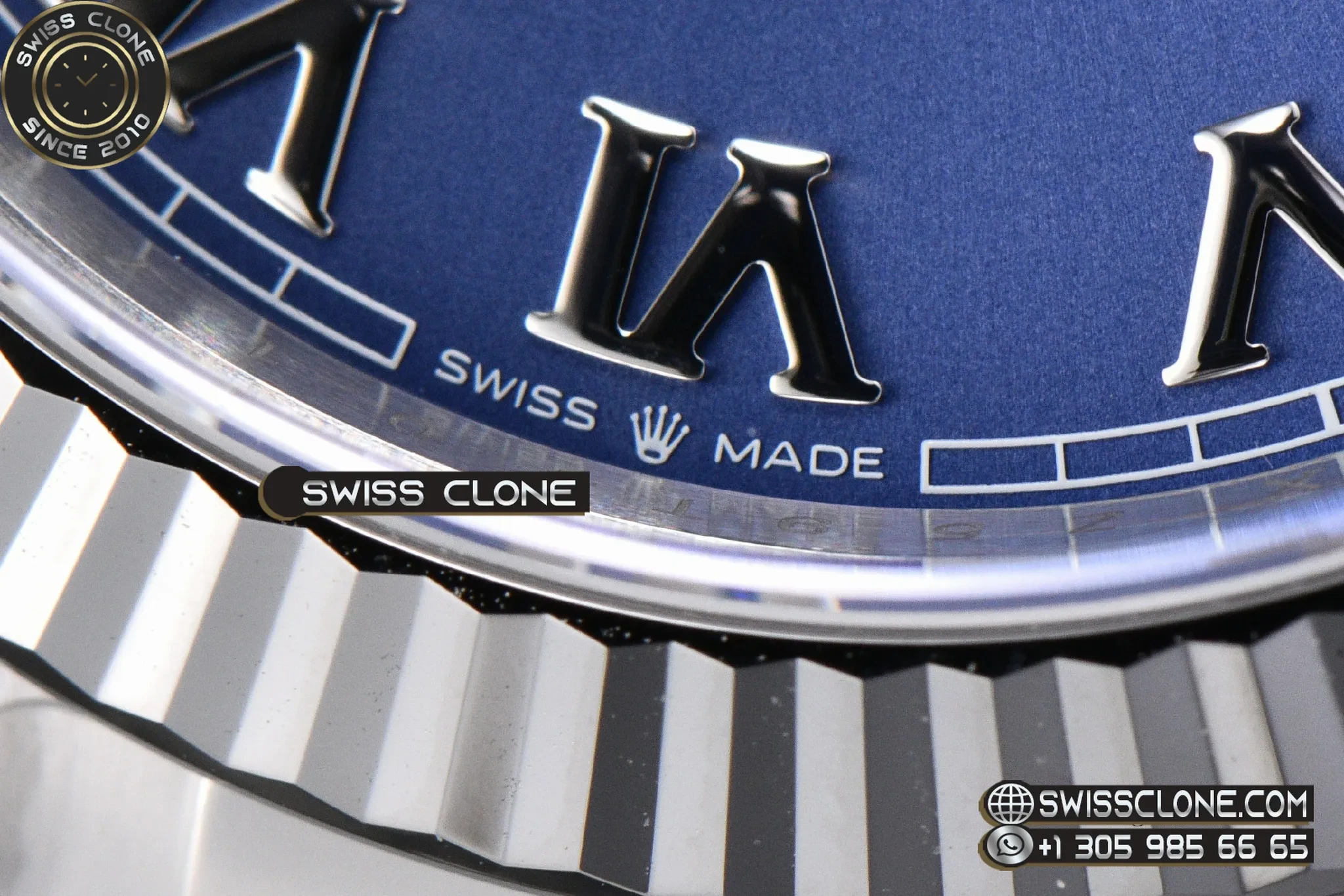 Rolex DateJust 41mm 126334 VF Blue Dial Oyster DD3235 1:1 Super Clone - On-Wrist Presence View