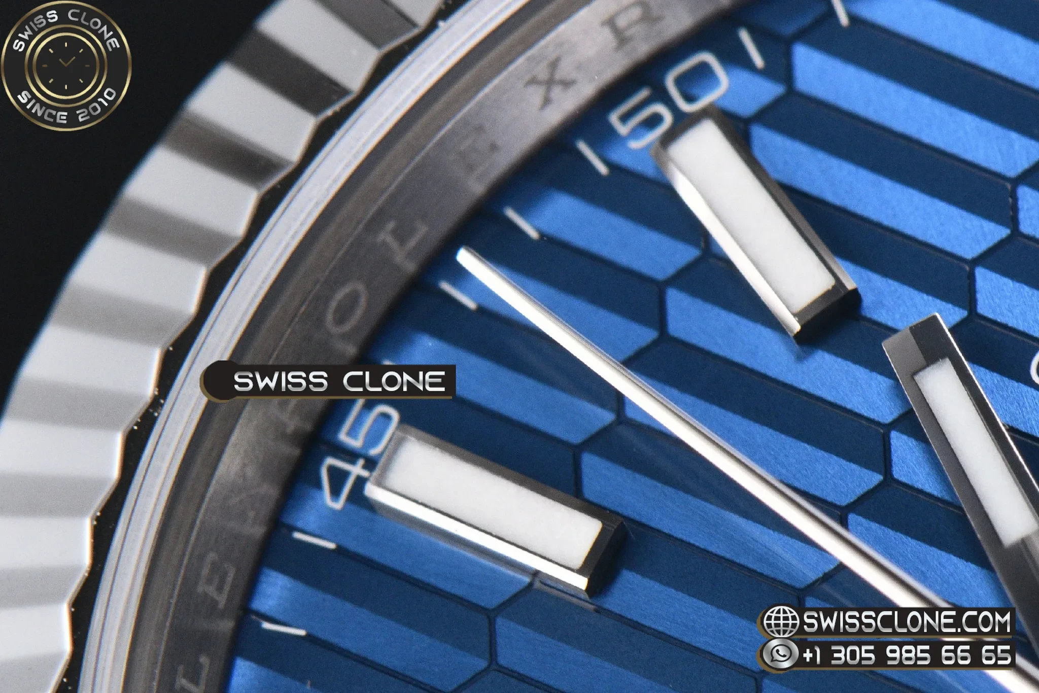 Rolex DateJust 41mm 126334 VF blue Motif Dial Oyster DD3235 1:1 Super Clone - Lateral Case Thickness Profile