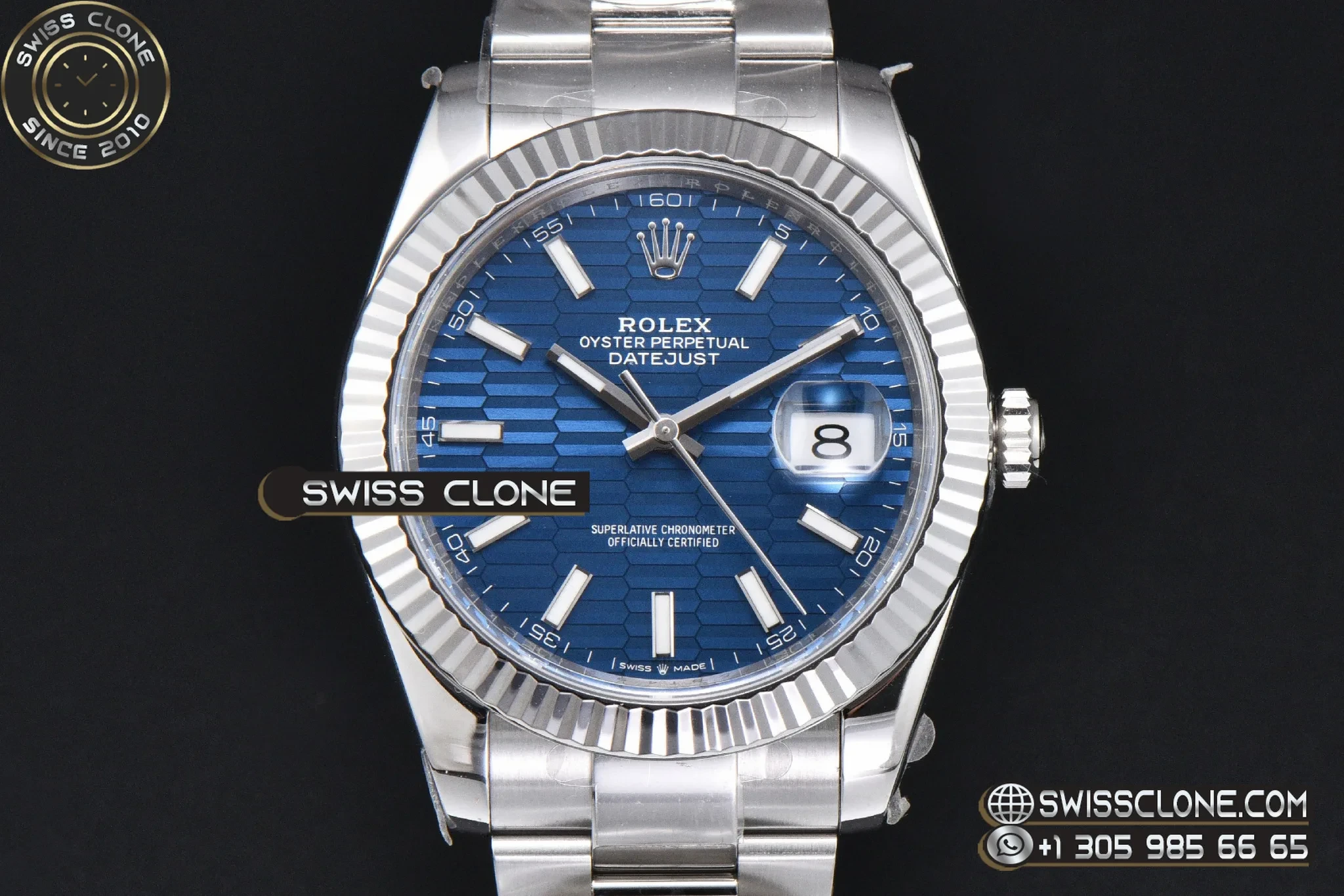 Rolex DateJust 41mm 126334 VF blue Motif Dial Oyster DD3235